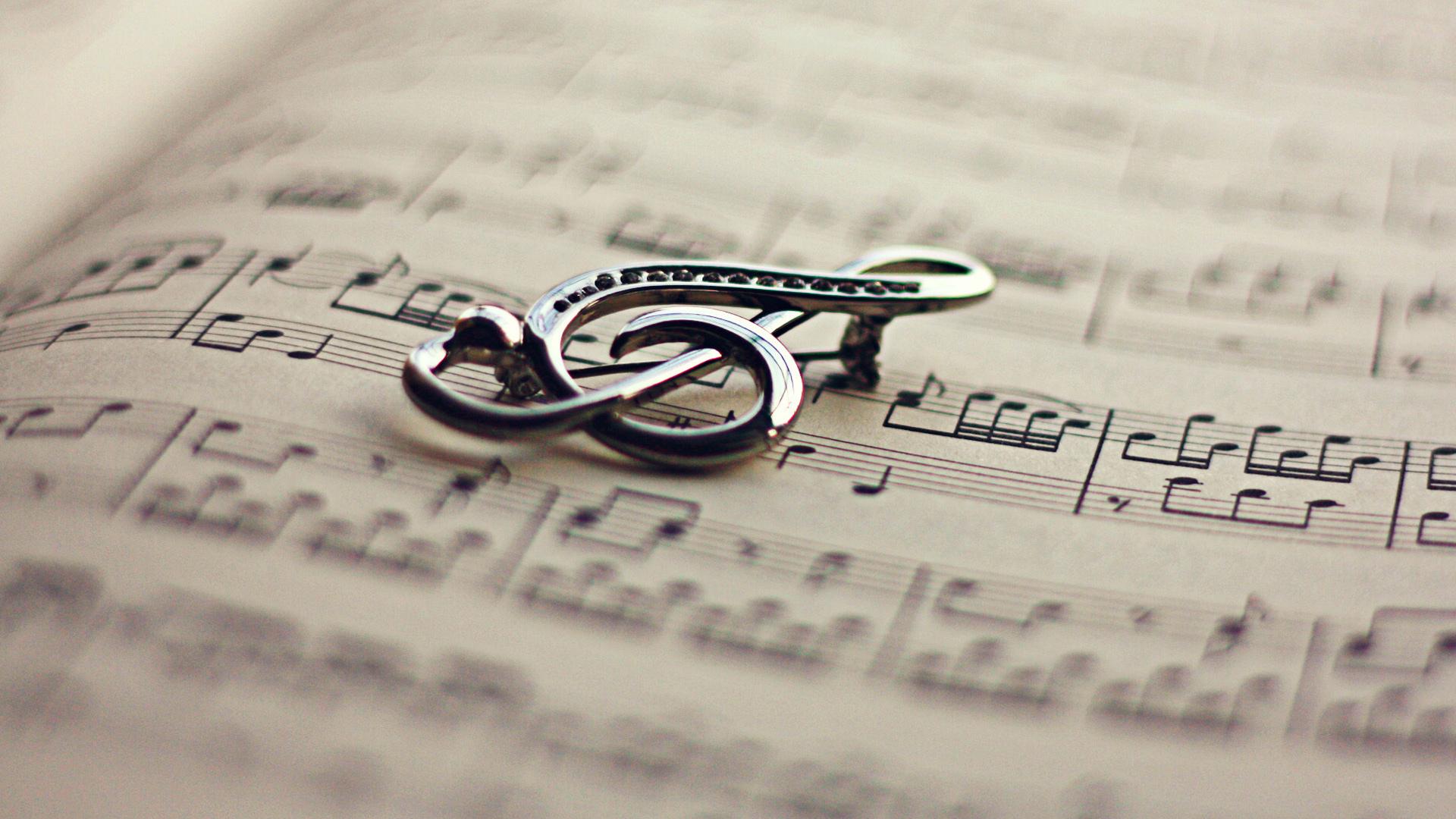 1920x1080 treble clef HD wallpaper, background