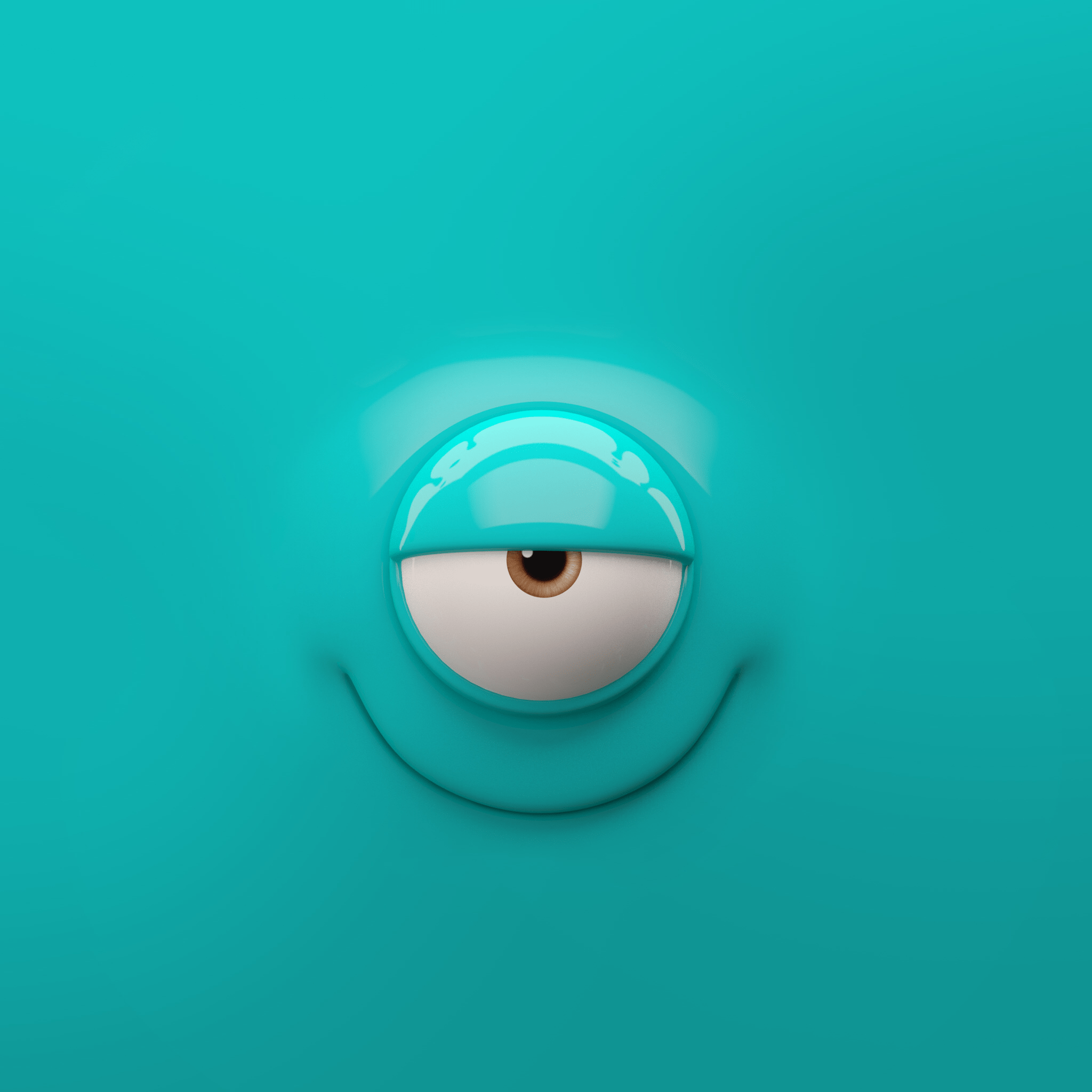 2048x2048 Monster Eyes Wallpaper