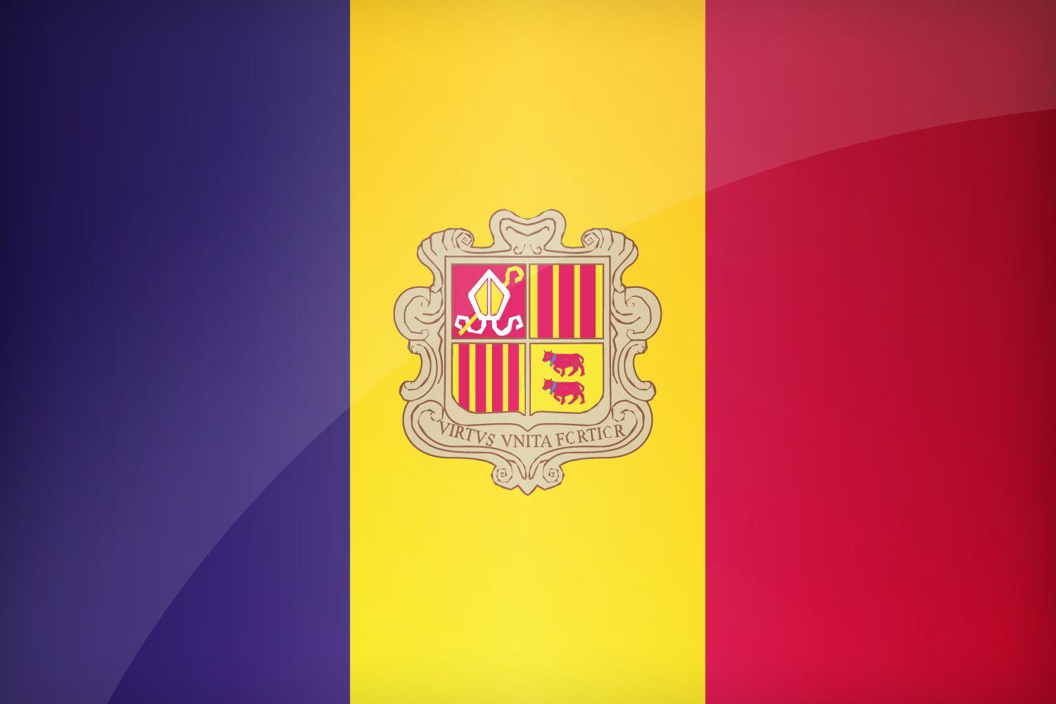 1500x1000 Flag of Andorra. Find the best design for Andorran Flag