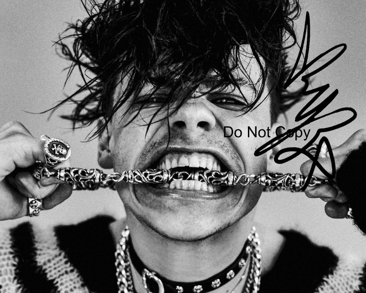 1280x1024 YUNGBLUD singer reprint signed 11x14 poster photo RP at Amazon's Entertainment Collectibles Store