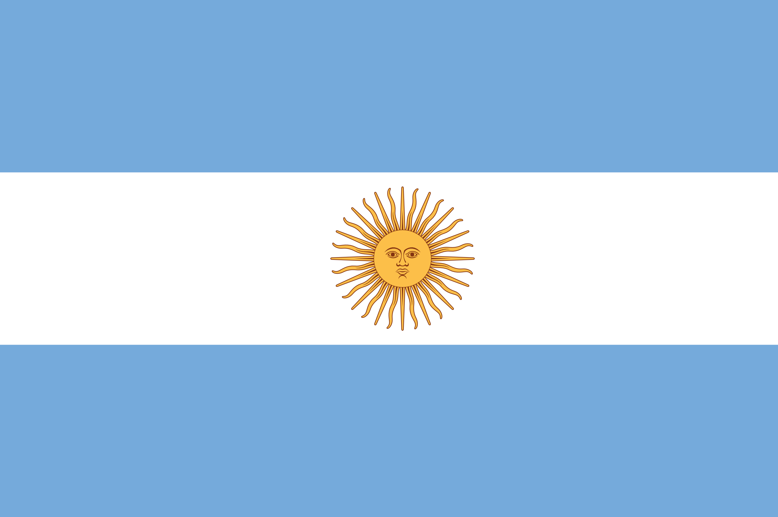 2576x1713 Argentina Flag Wallpaper