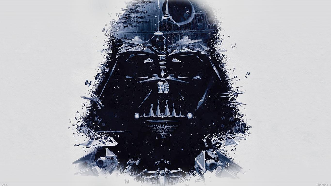 1366x768 wallpaper for desktop, laptop. wallpaper darth vader art star wars illust
