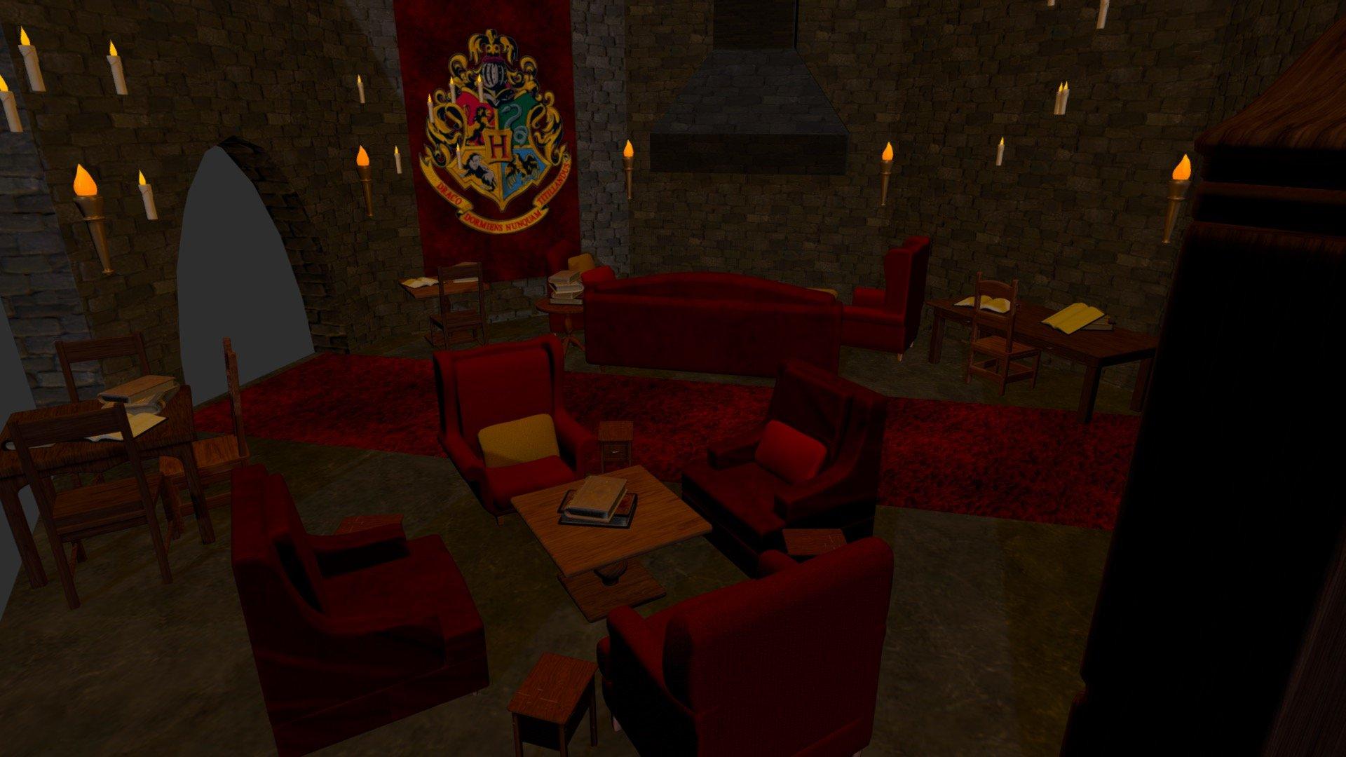 1920x1080 Gryffindor Common Room model by mstova37 [e43f4d3]