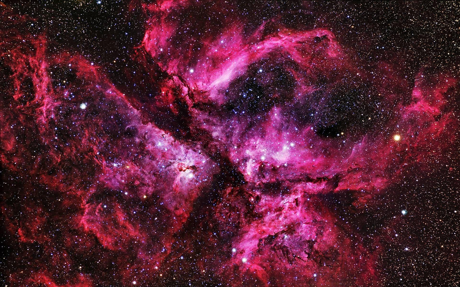 1920x1200 Pink Galaxy Wallpaper