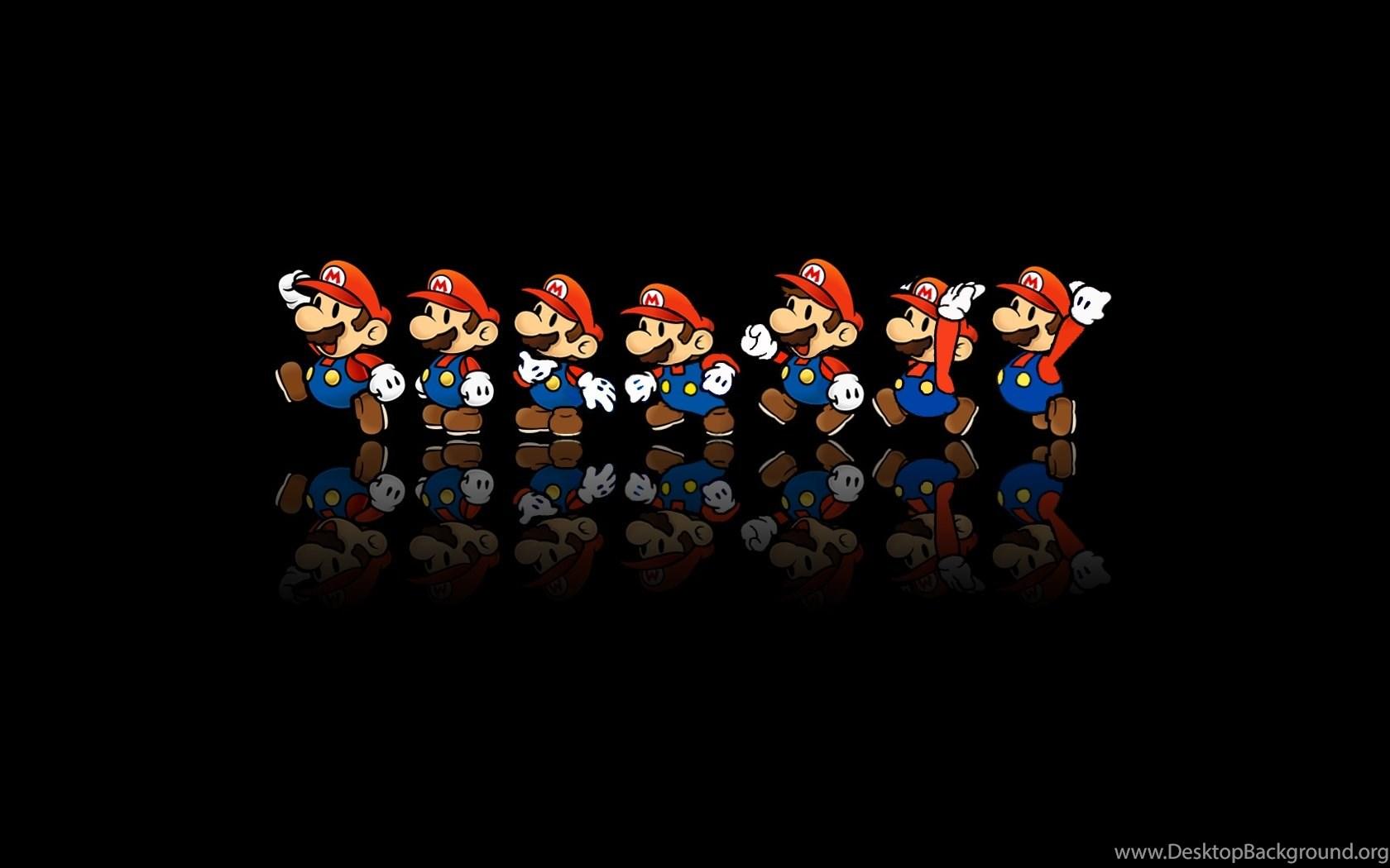 1680x1050 Super Mario HD Wallpaper Desktop Black Background Desktop Background