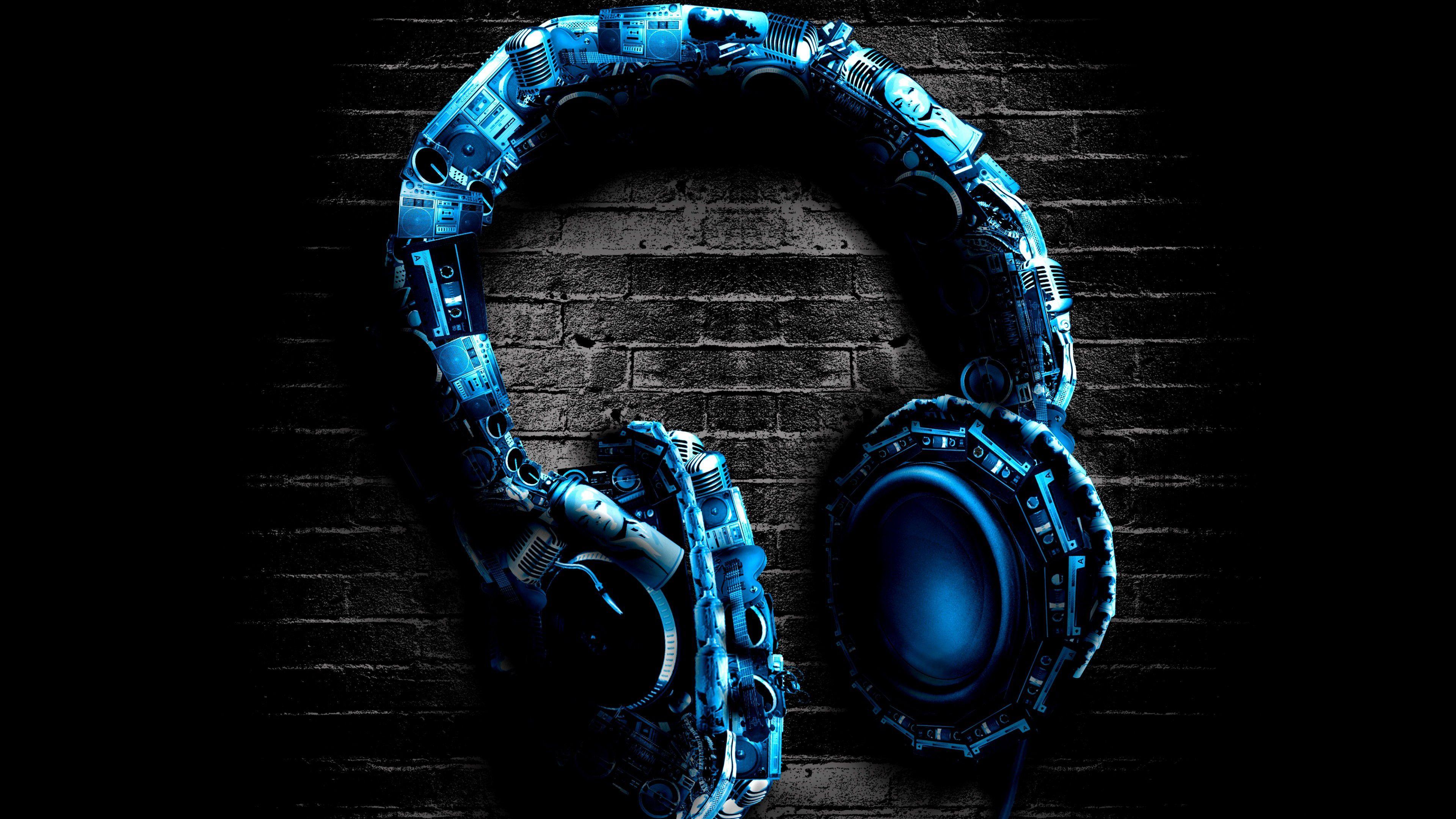 dj headphones wallpaper