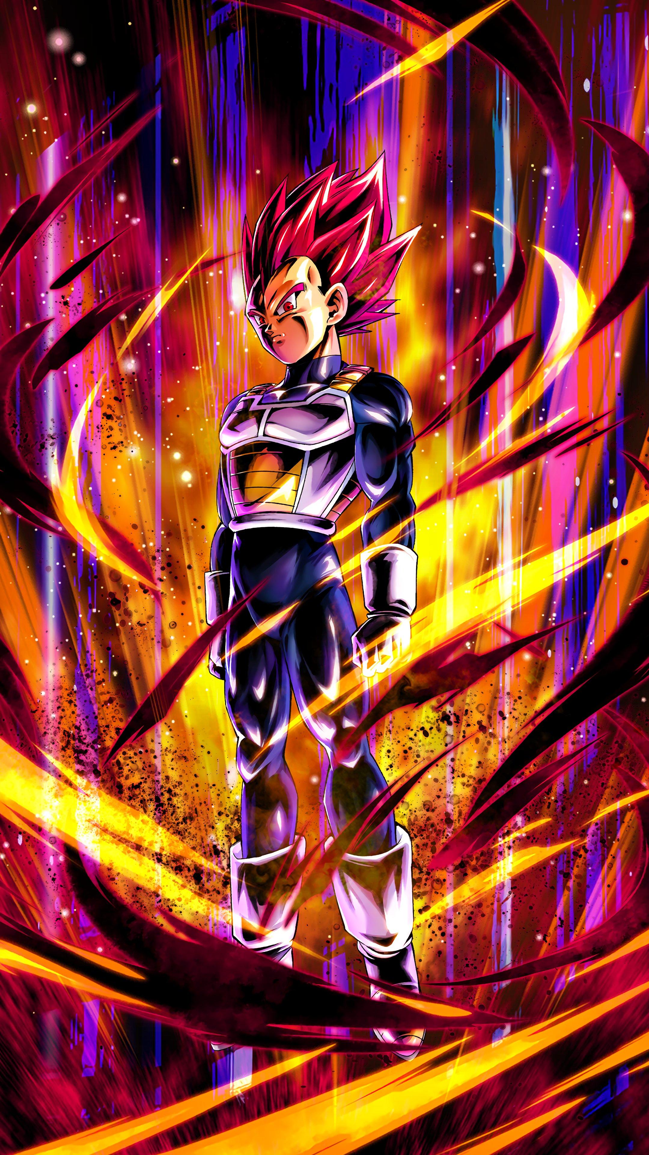 2160x3840 Hydros Super Saiyan God Vegeta Post Transform Character Art + 4K PC Wallpaper + 4k Phone Wallpaper! #DBLegends #DragonBallLegends