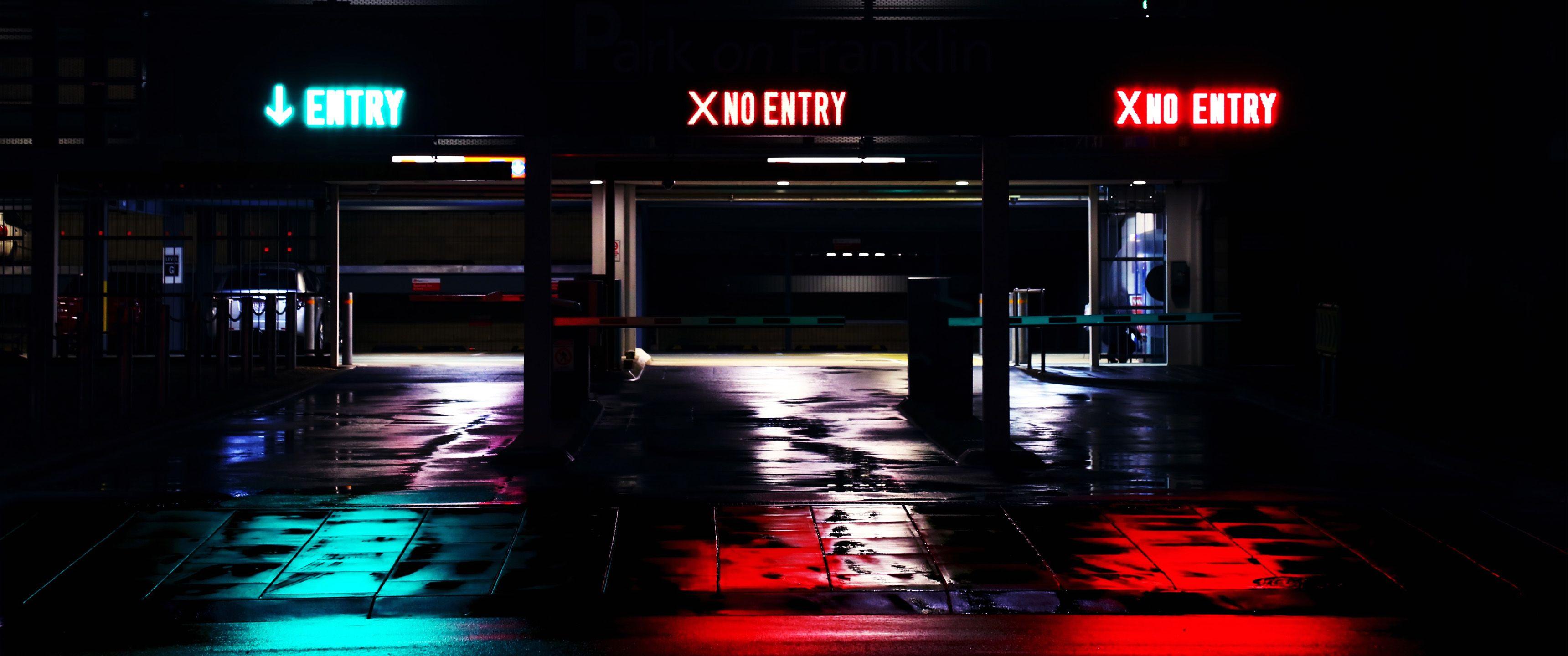 3440x1440 One Way:9 Ultrawide HD Wallpaper (3440x1440). Security guard, Night shift, HD wallpaper