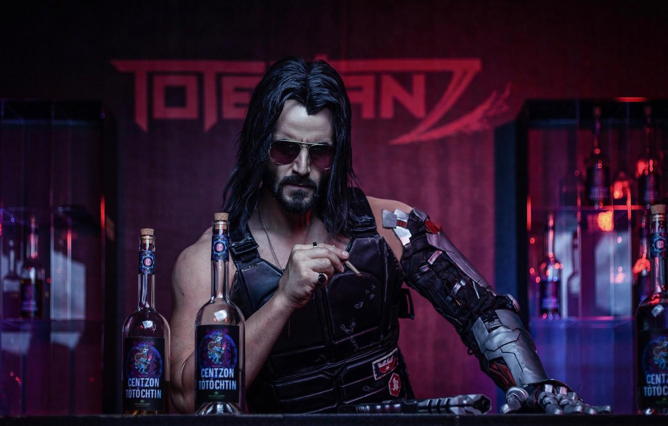 1332x850 Wallpaper Keanu Reeves, Keanu Reeves, Cyberpunk - for desktop, section игры