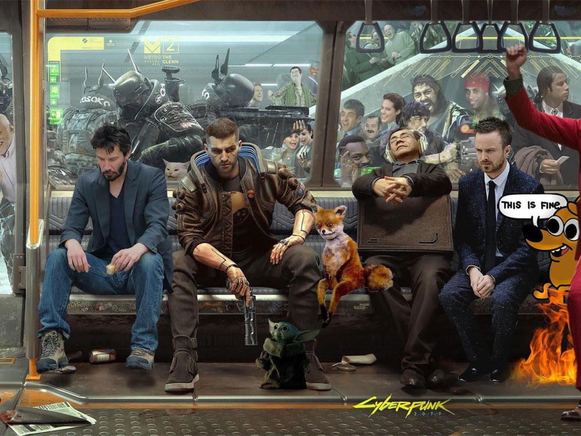 1152x864 Cyberpunk 2077 wallpaper, CD Projekt RED, video game art, Photohop, Keanu Reeves • Wallpaper For You HD Wallpaper For Desktop & Mobile