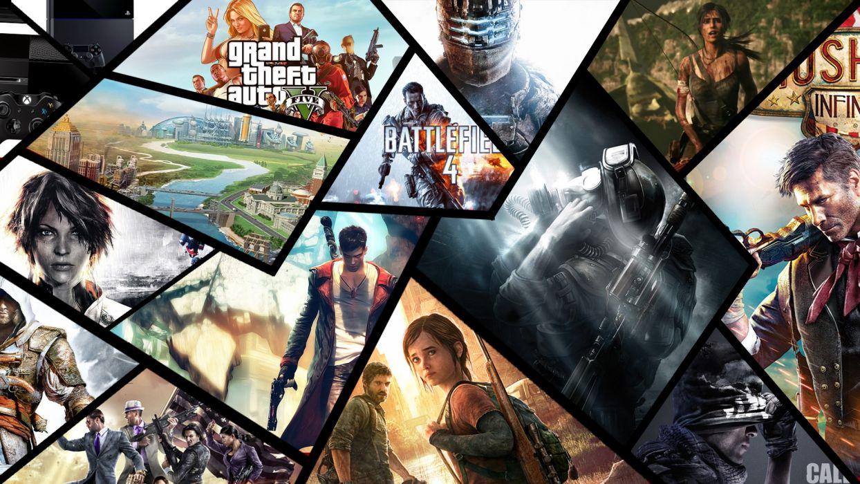 1244x700 The Last of Us Dead Space GTA 5 Tomb Raider 2013 Games wallpaperx1080