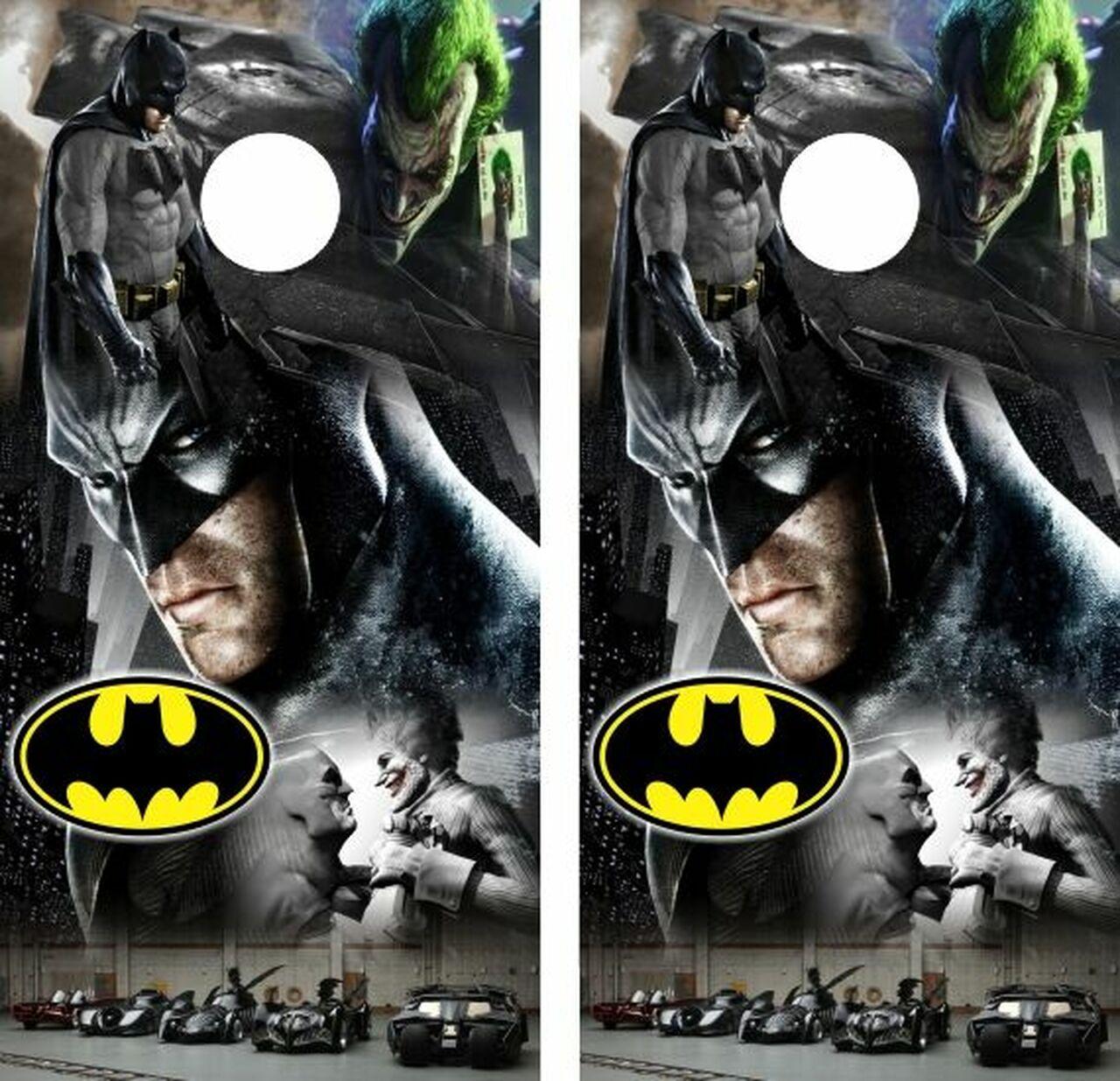 1280x1235 Batman Collage Cornhole Wraps of 2 Cornhole, LLC
