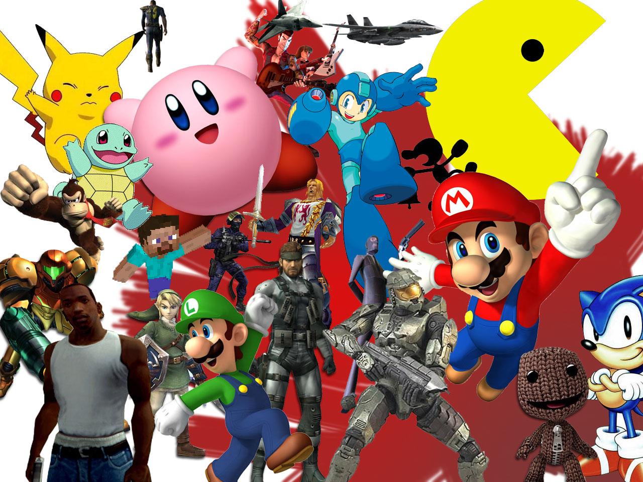 1280x960 Heart Attack Wallpaper: Updated Video Game Collage