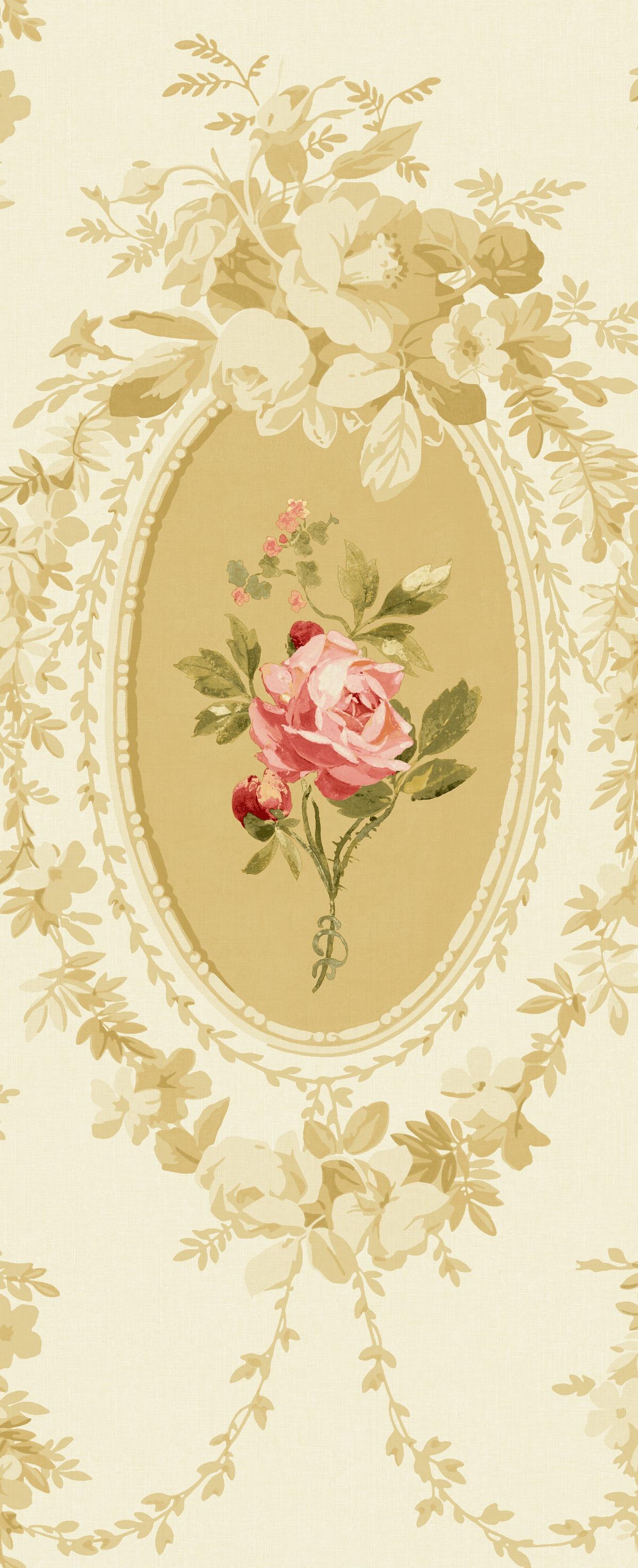 1200x2949 SD40105 Anna Belle Rose Cameo Martinique Wallpaper