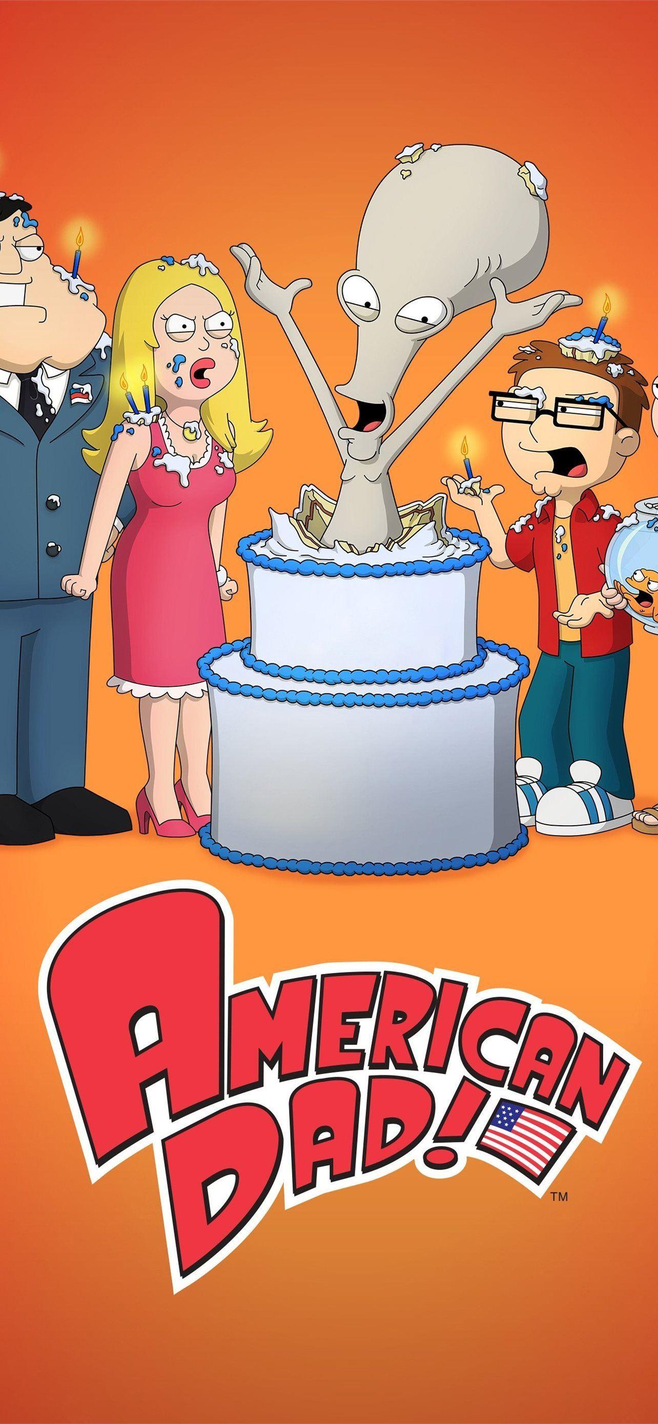 American Dad Phone Wallpapers Top Free American Dad Phone Backgrounds Wallpaperaccess