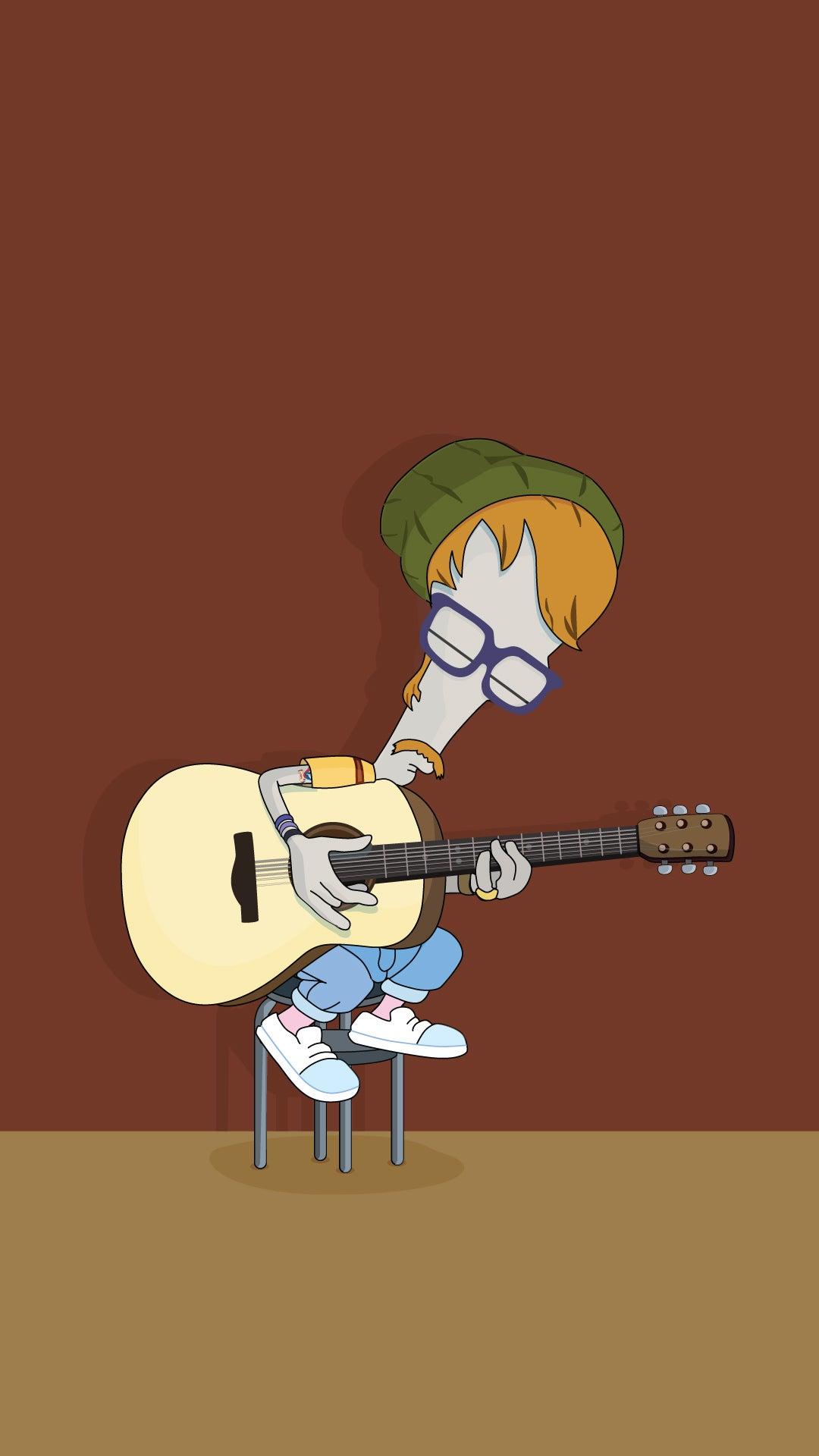 1080x1920 Roger's guitar solo mobile phone wallpaper OC, more in comments