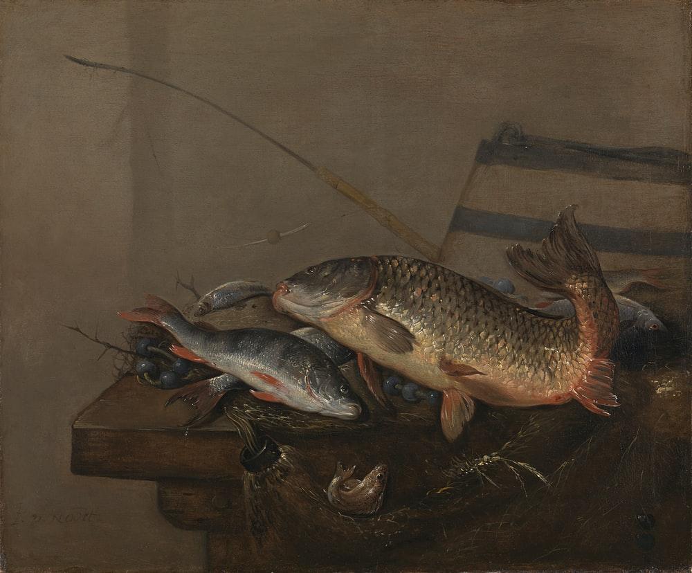 1000x828 Fish Painting Picture. Download Free Image