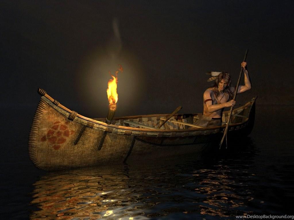 1024x768 Night Fishing < 3D Art < Gallery < Desktop Wallpaper Desktop Background