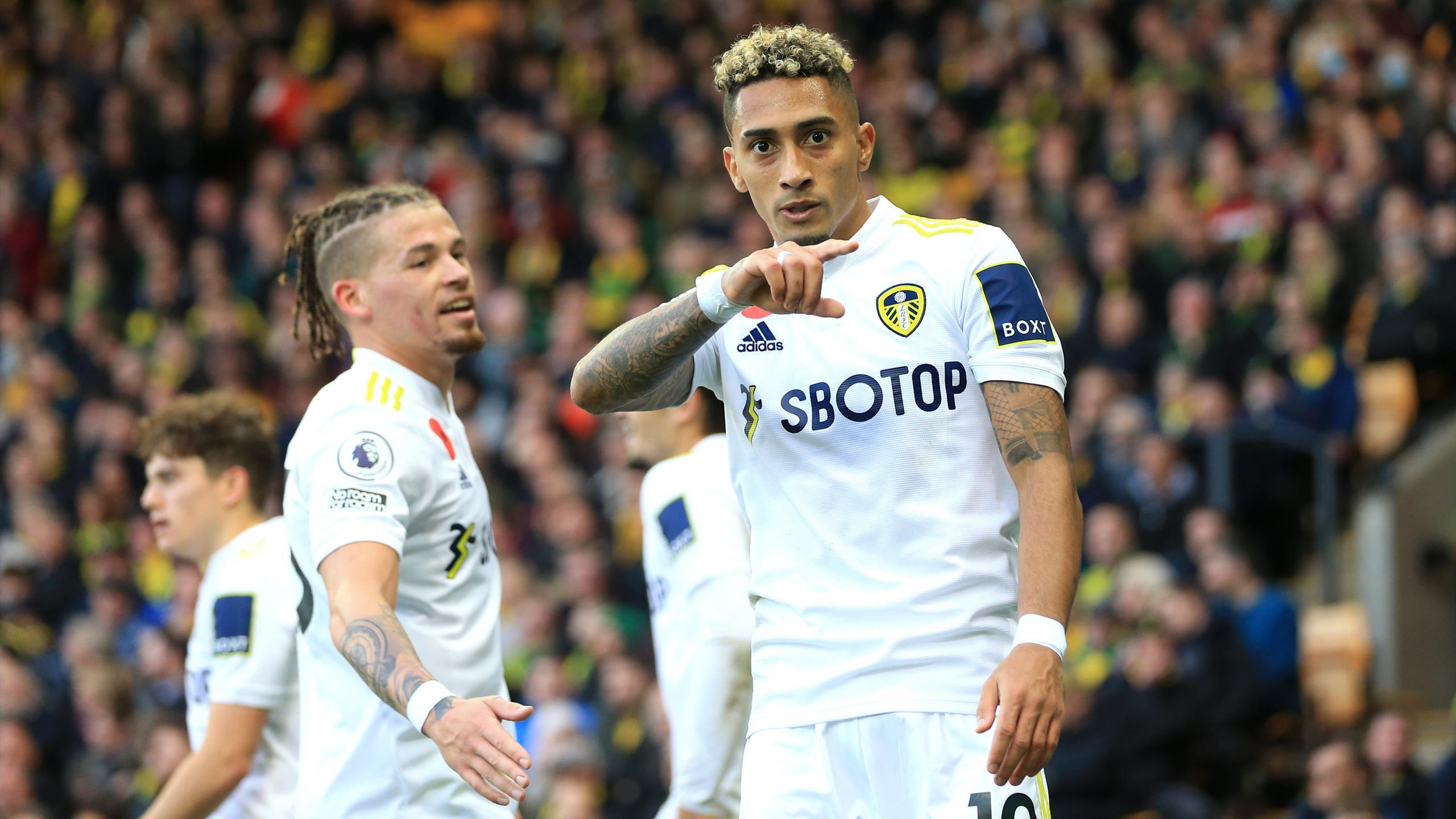 2560x1440 Norwich City 1 2 Leeds United: Raphinha On Target As Hosts Slump To Another Defeat In Premier League