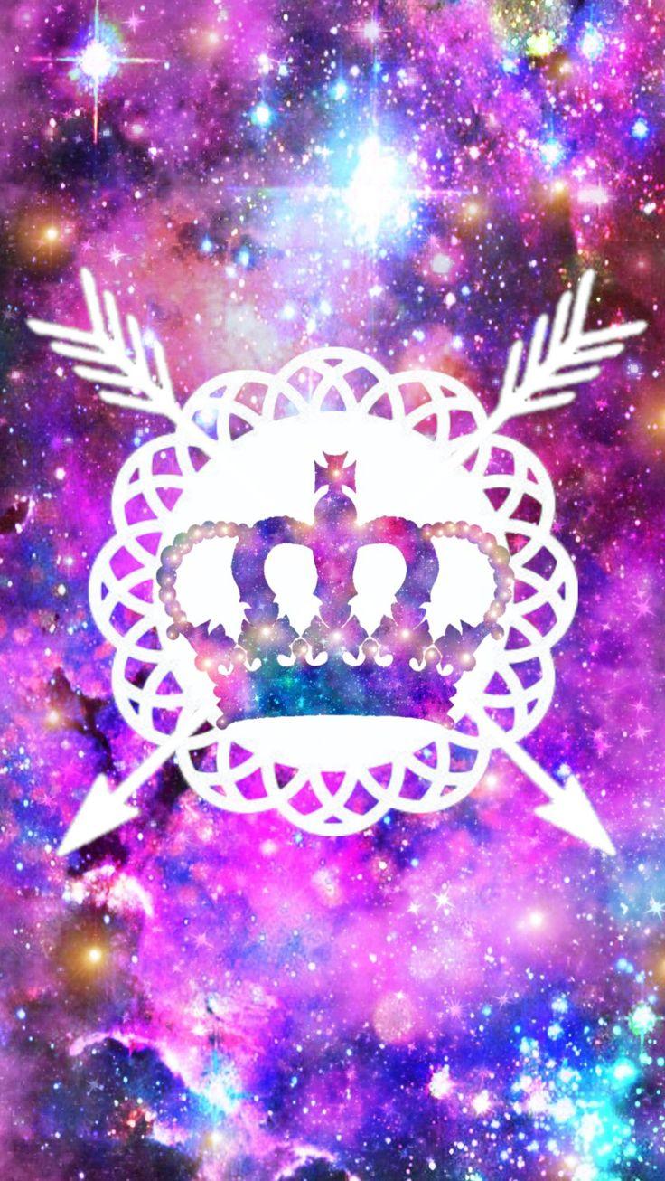 736x1306 Royal Crown Galaxy, made by me #purple #sparkly #wallpaper #background #glitter #sparkles #galaxy #crown. Psychedelic art, Phone wallpaper image, Purple crown