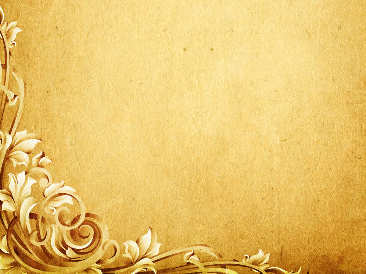 1200x900 Vintage Floral Borders Background For PowerPoint PPT Templates