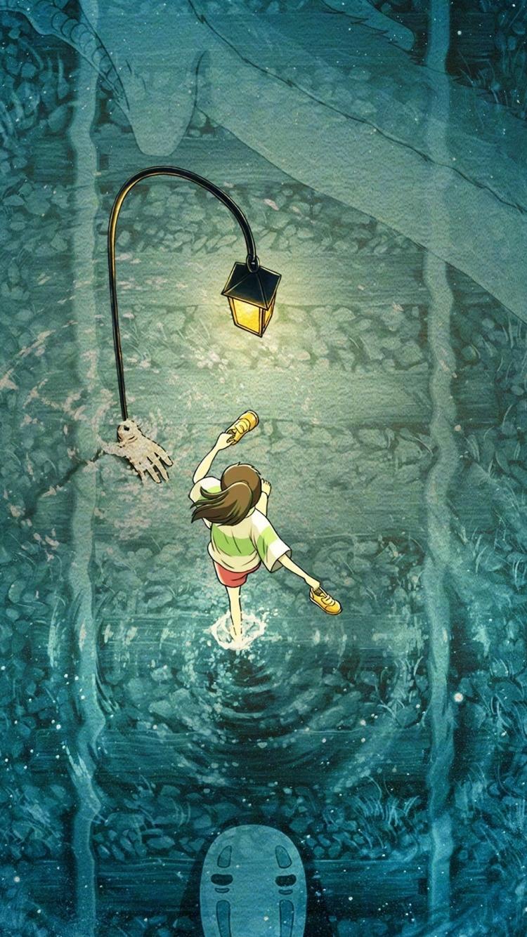 750x1334 Spirited Away Phone Wallpaper