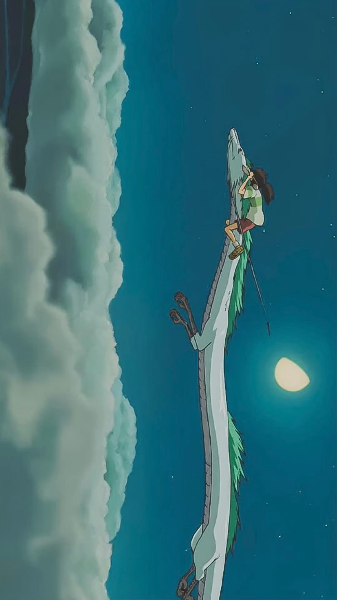1080x1920 anime wallpaper (spirited away) 4K of Wallpaper for Andriod