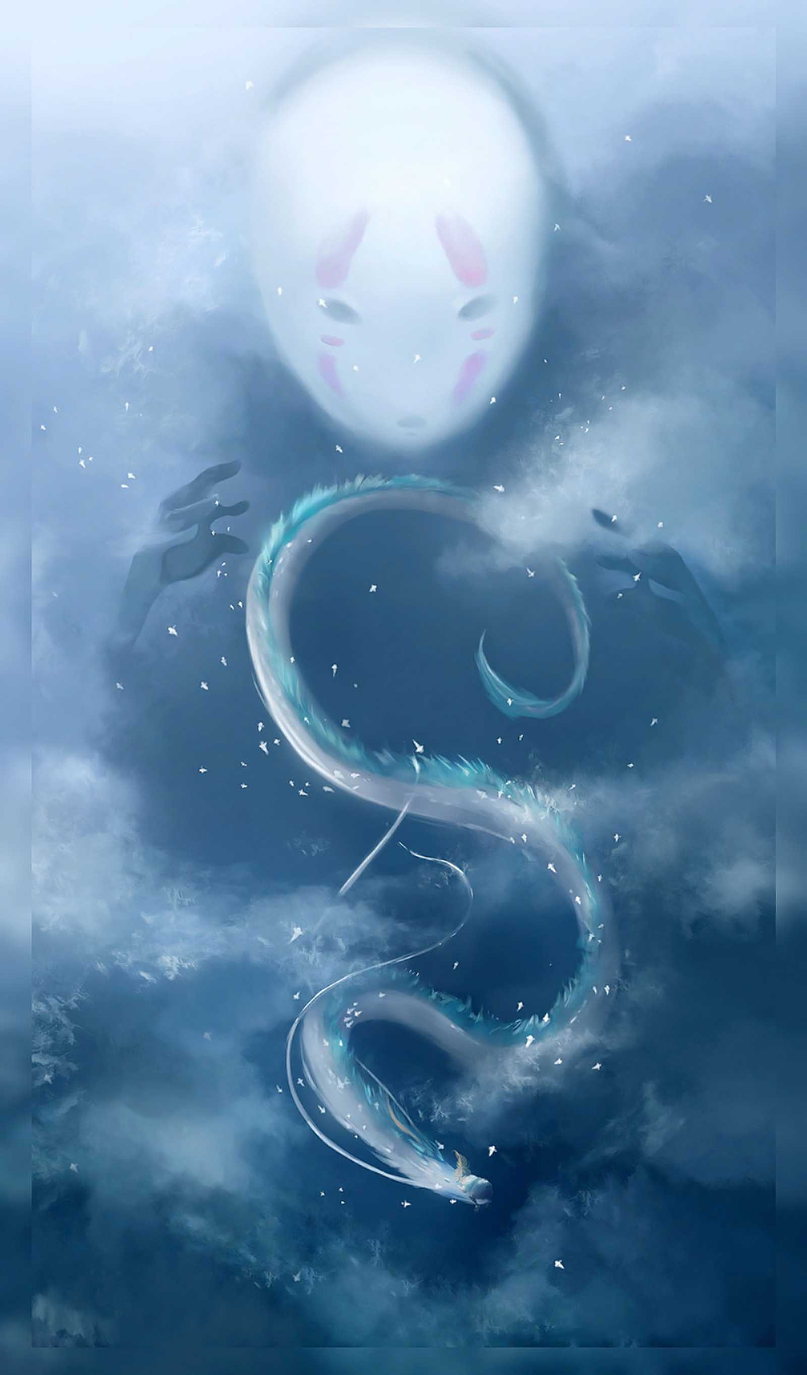 1600x2724 4K Spirited Away Wallpaper