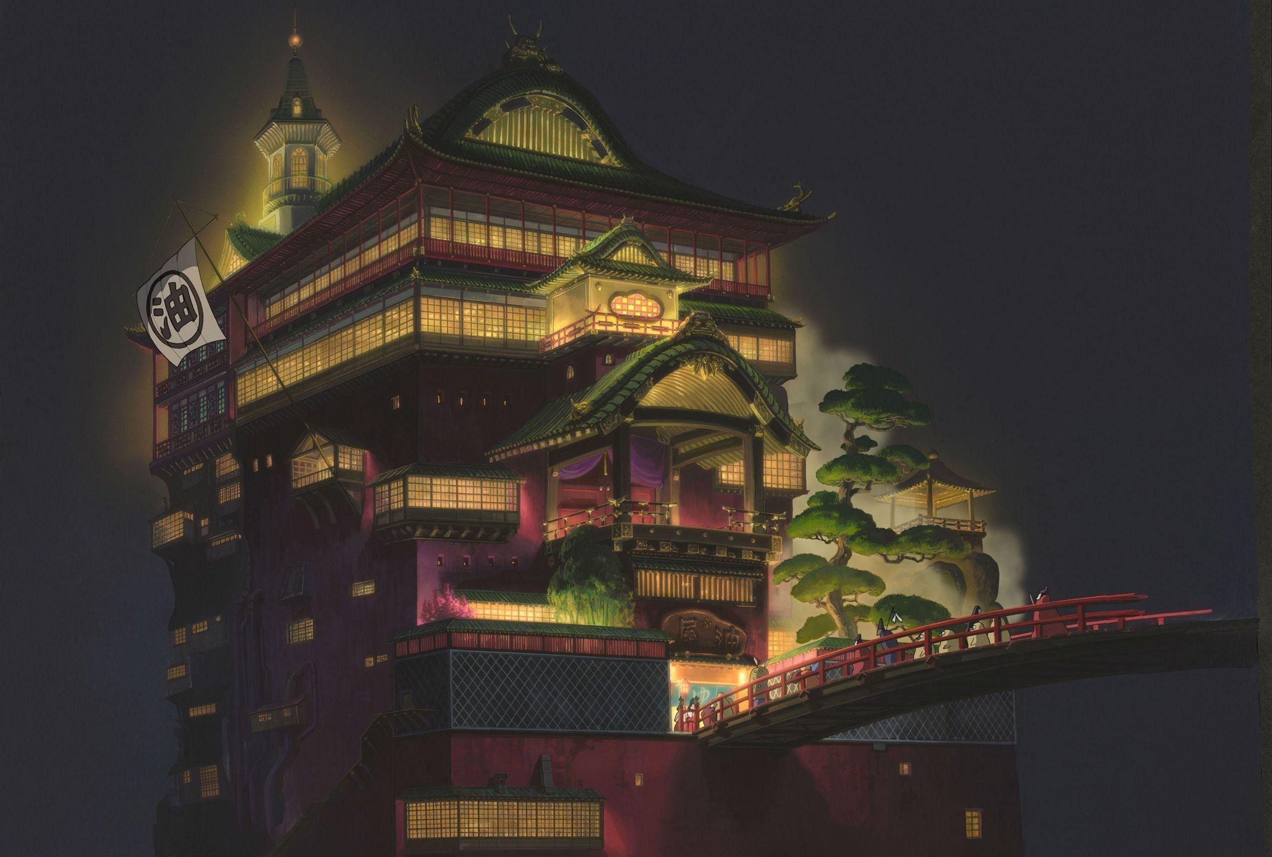 2552x1720 Spirited Away Desktop Wallpaper