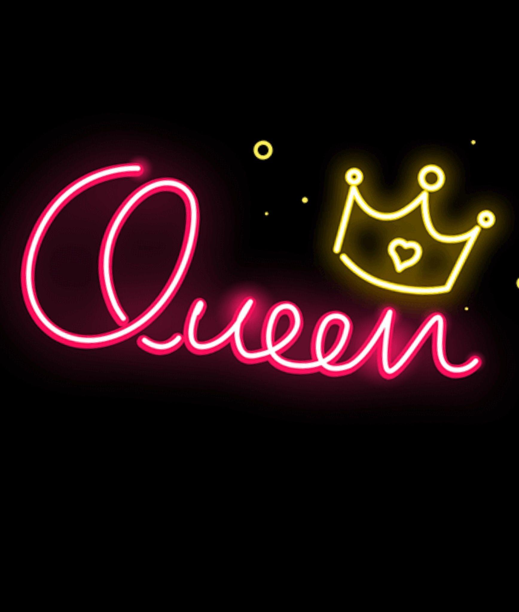 1736x2048 Neon Words Wallpaper