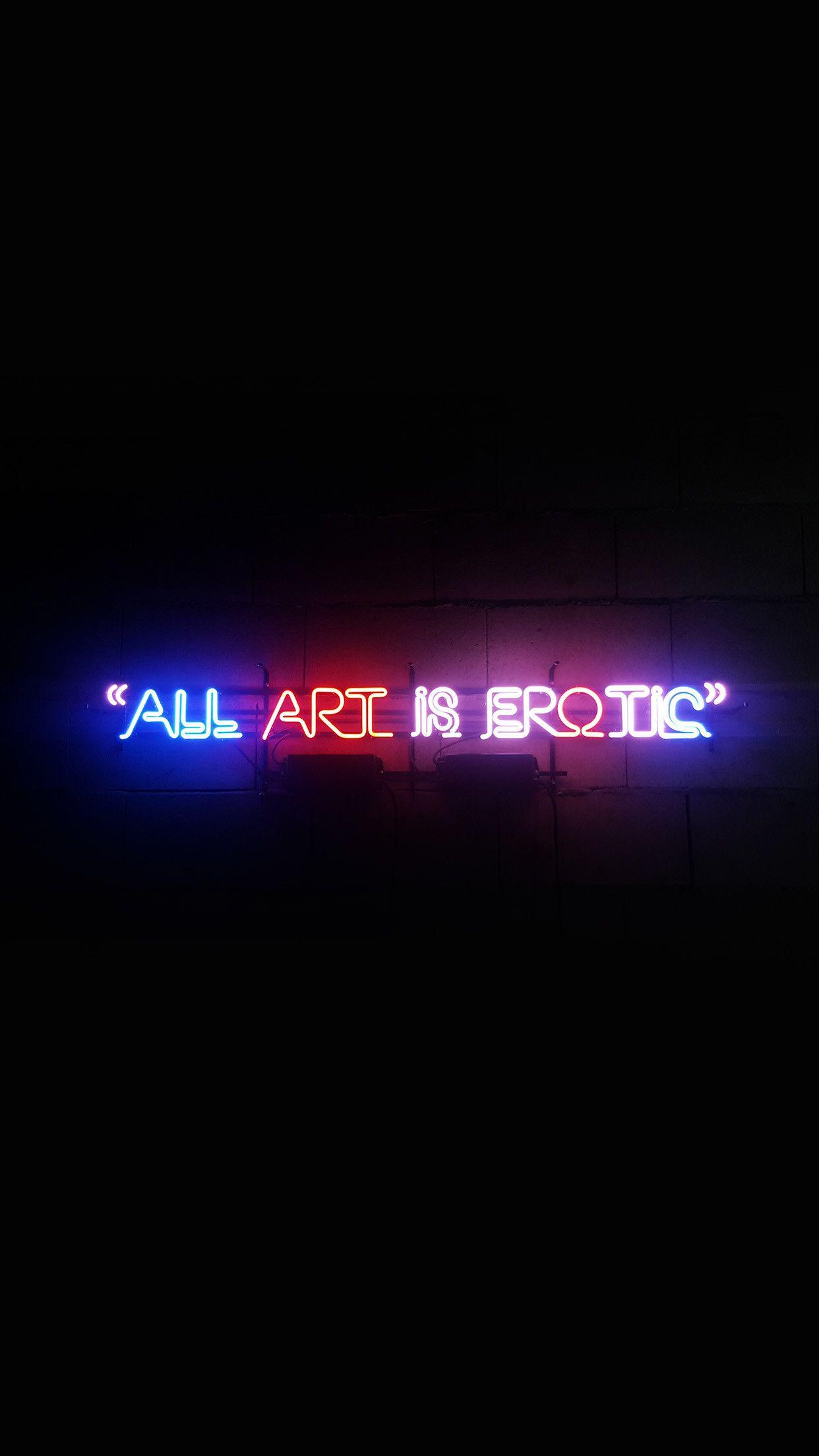 1242x2208 Neon Black Light Wallpaper