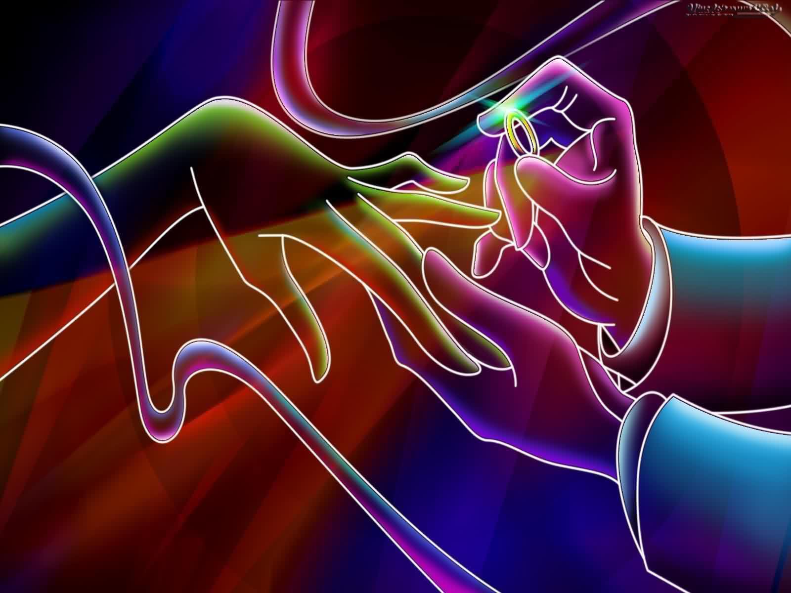 1600x1200 Neon Love