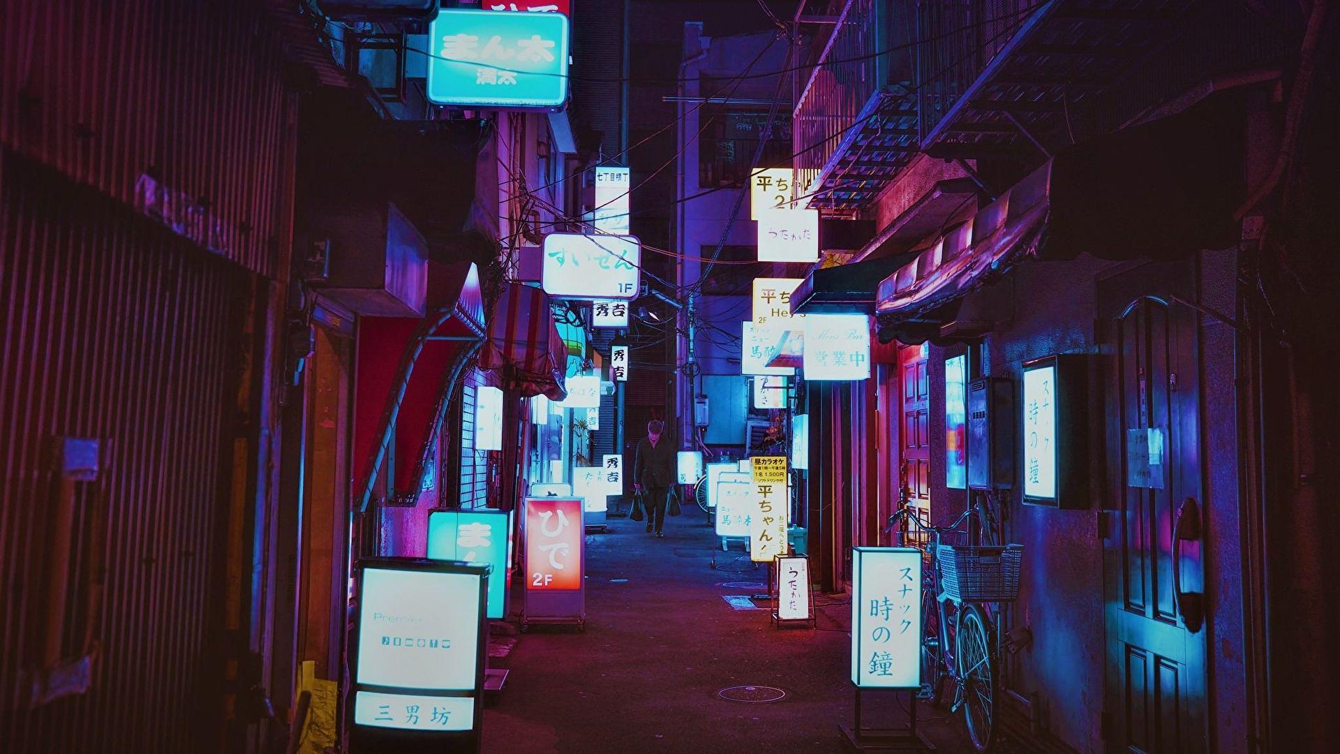 Neon Tokyo Wallpapers - Top Free Neon Tokyo Backgrounds - WallpaperAccess