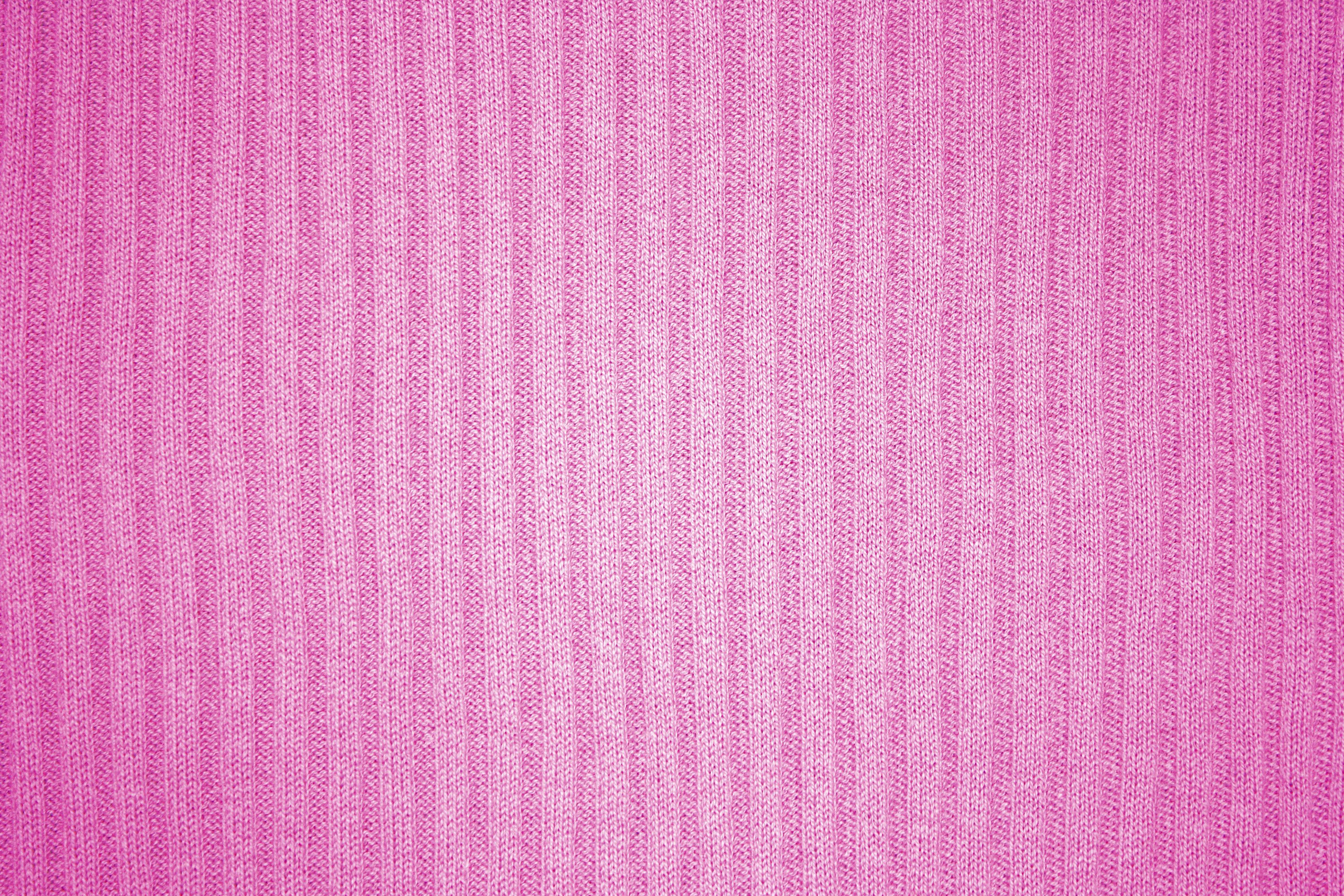 3888x2592 Pink Ribbed Knit Fabric Texture Picture. Free Photograph. Photo Public Domain