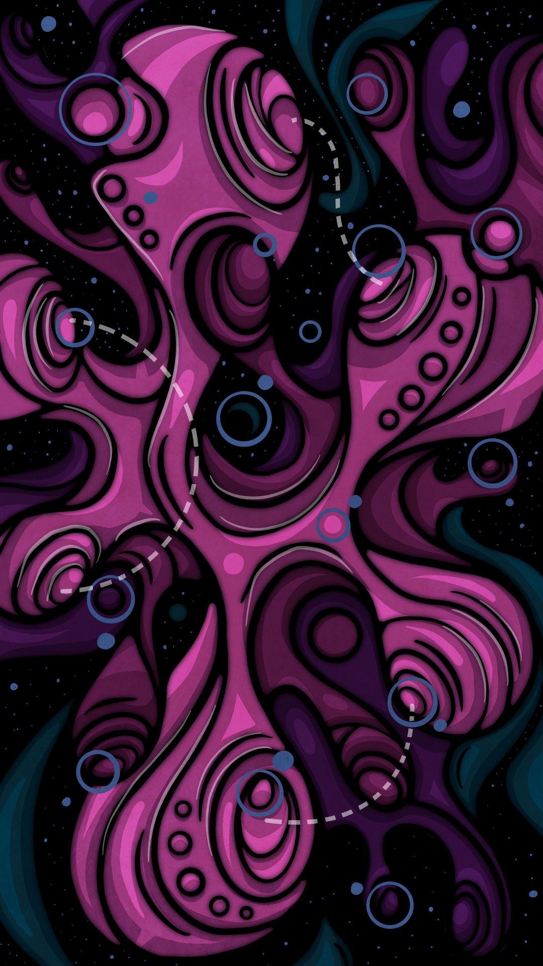 1080x1920 Fractal Art Wallpaper for IPhone 6S /7 /8 [Retina HD]