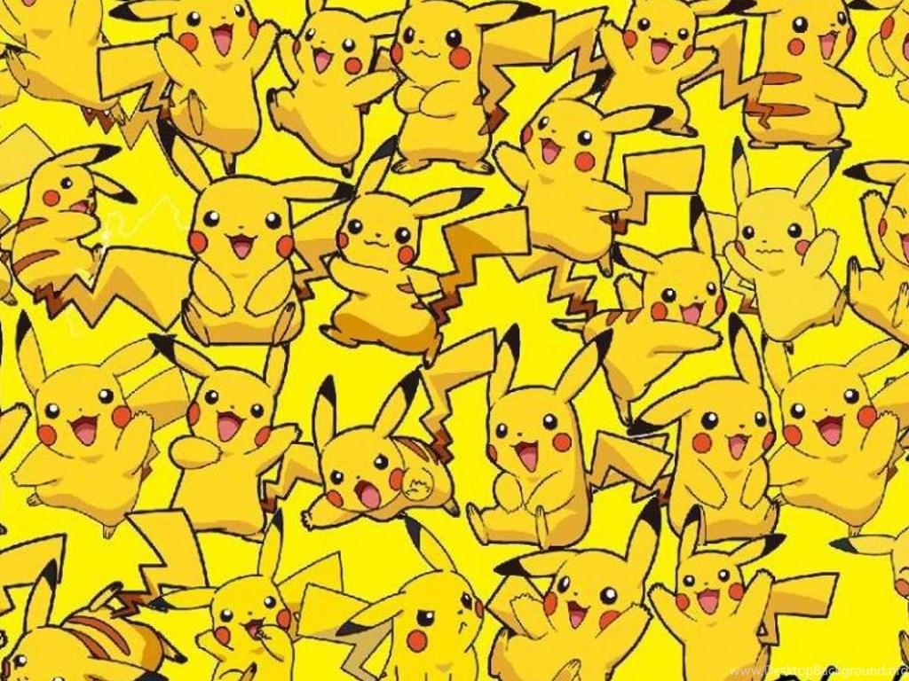 1024x768 MULTI PIKACHU WALLPAPER Desktop Background