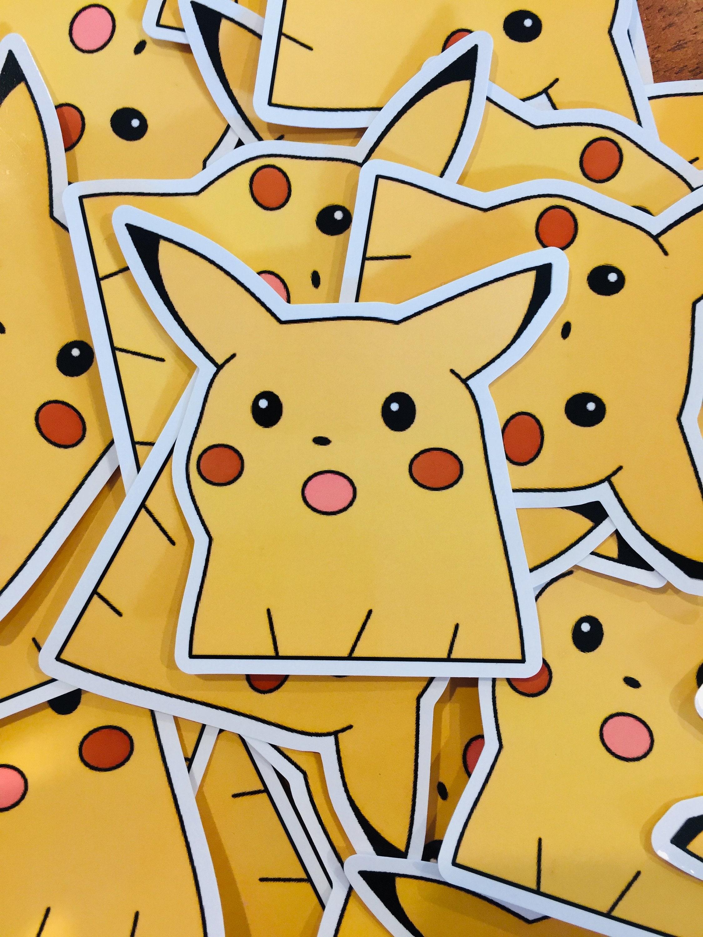 2250x3000 Surprised Pikachu Sticker Pokemon Memes