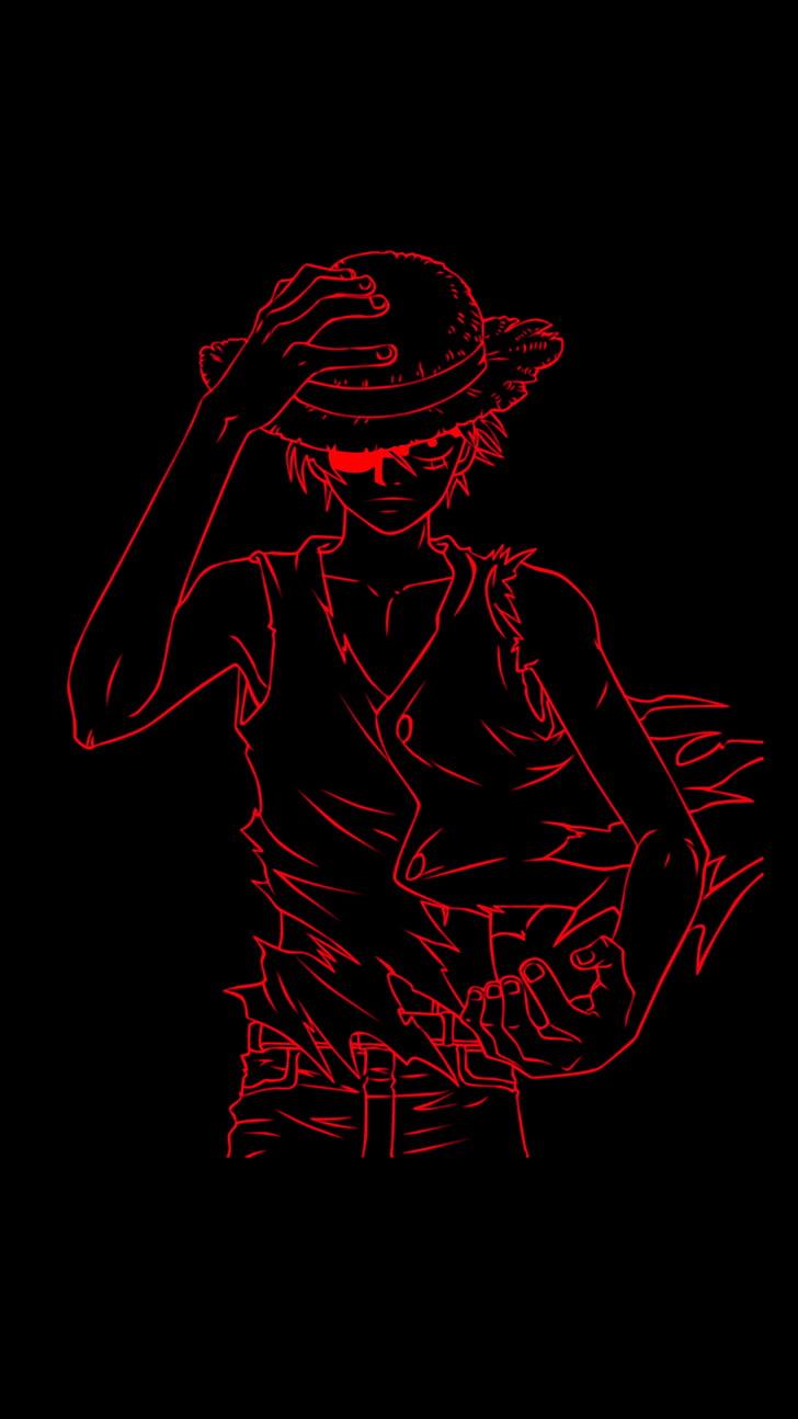728x1294 luffy wallpaper hd, fictional character, illustration, black and white, supervillain, t shirt, graphic design, drawing, art, batman, superhero