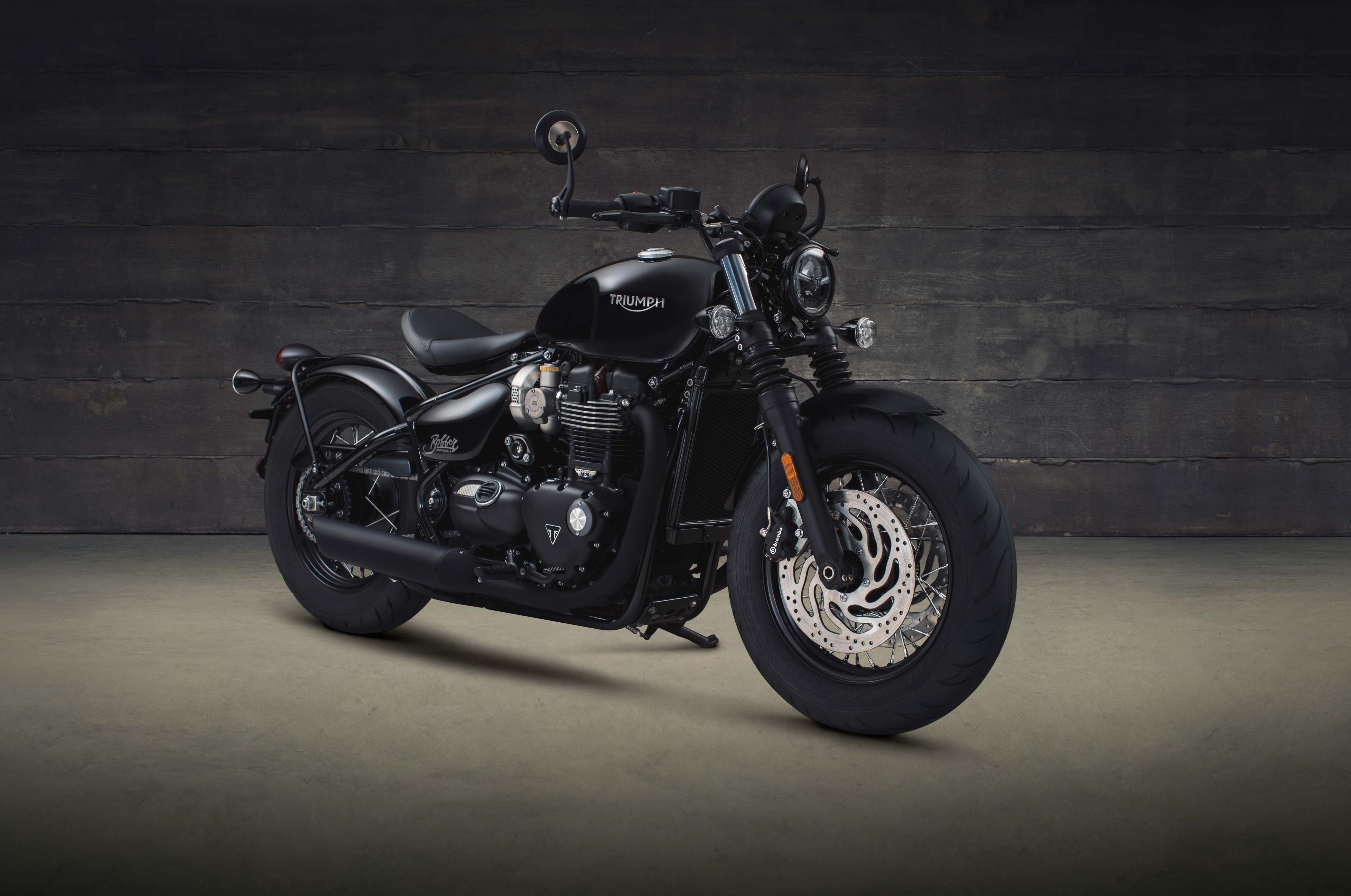 3840x2547 K, #Triumph Bonneville Bobber, HD Wallpaper