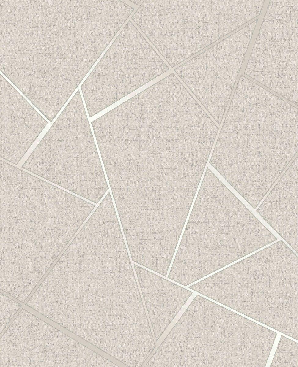 975x1200 Quartz Shatter Geometric Cream Wallpaper by Fine Decor FD42281. Cream wallpaper, Wall texture design, Living room wallpaper texture