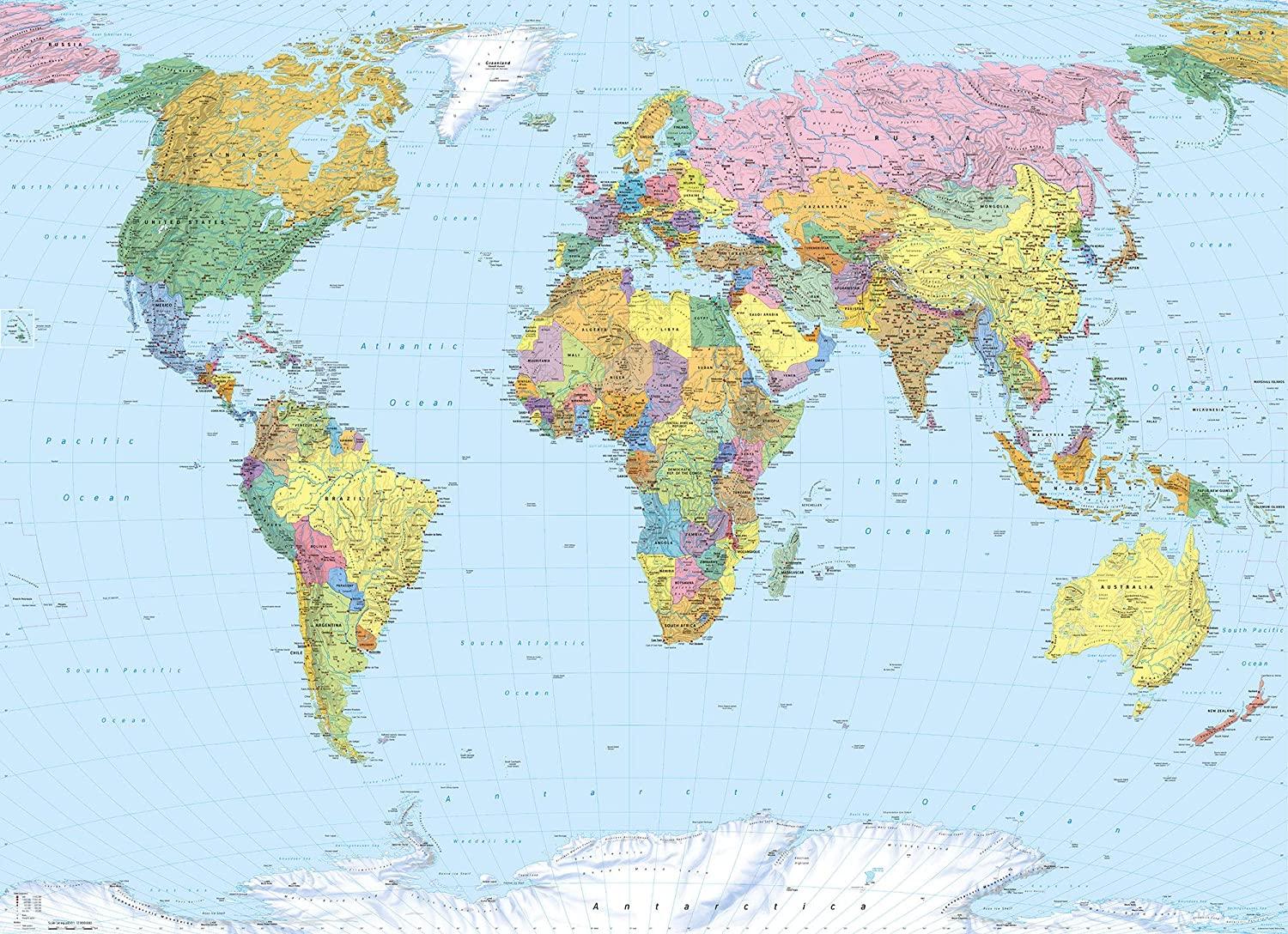 1500x1088 World Map Wallpaper, HD World Map Background