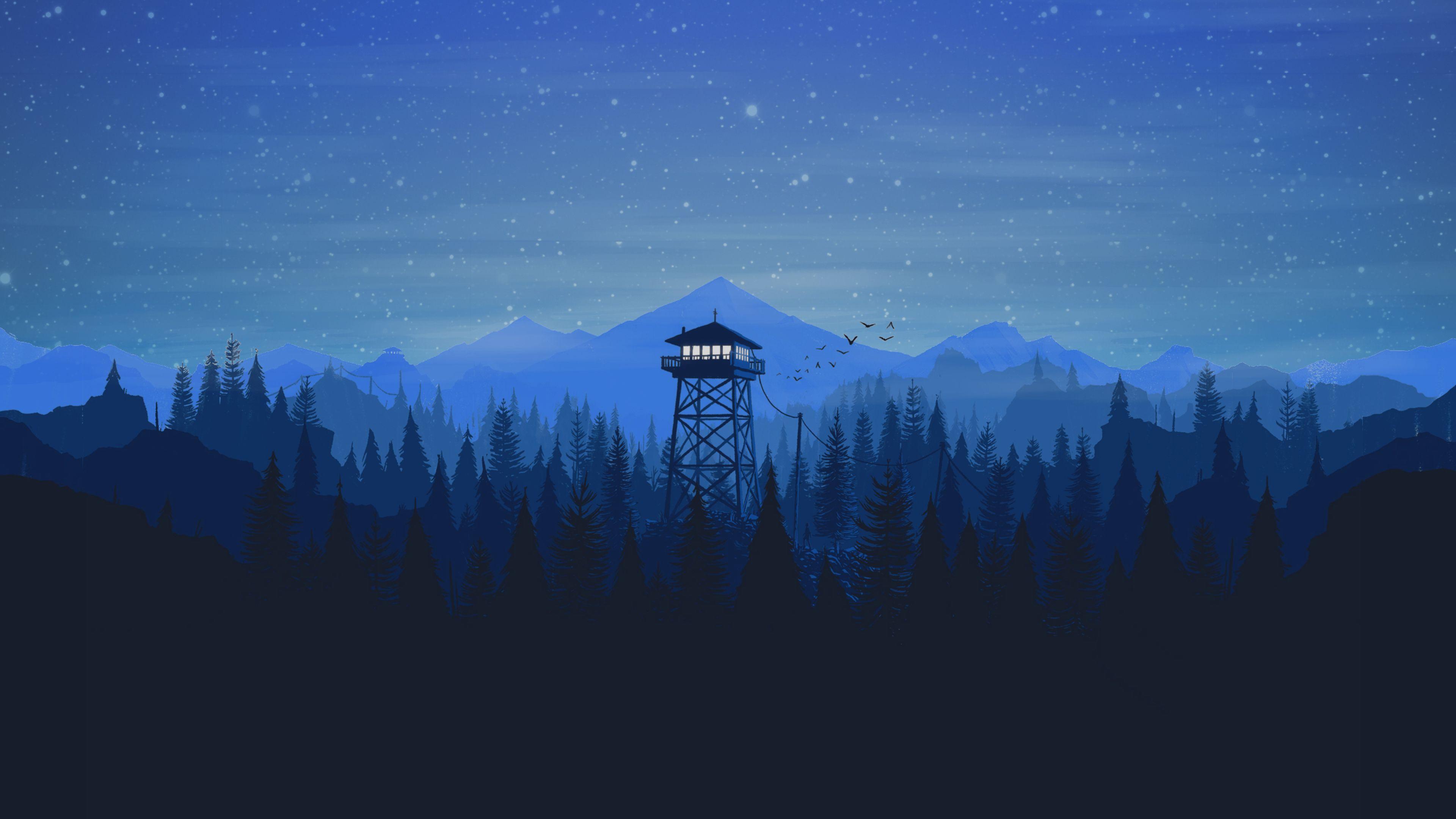 3840x2160 Firewatch PC Wallpaper