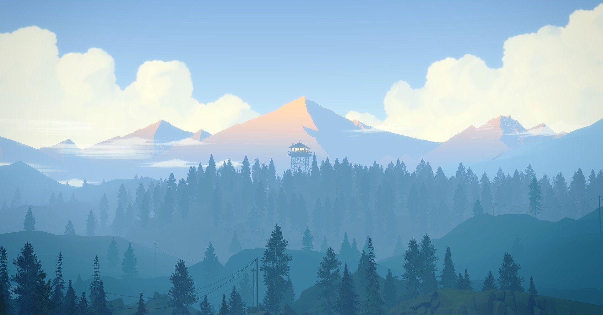 1920x1002 Firewatch Wallpaper