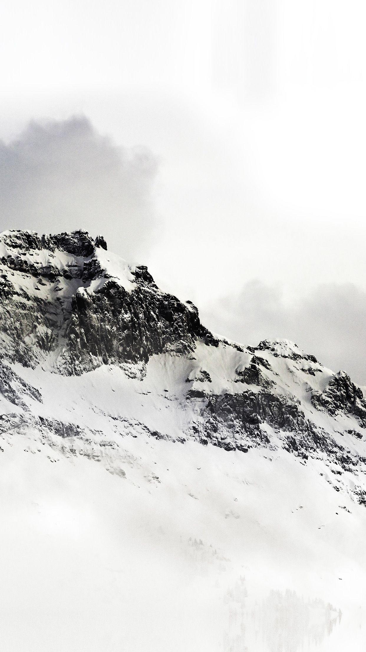 1242x2208 iPhone 8 wallpaper. mountain white snow