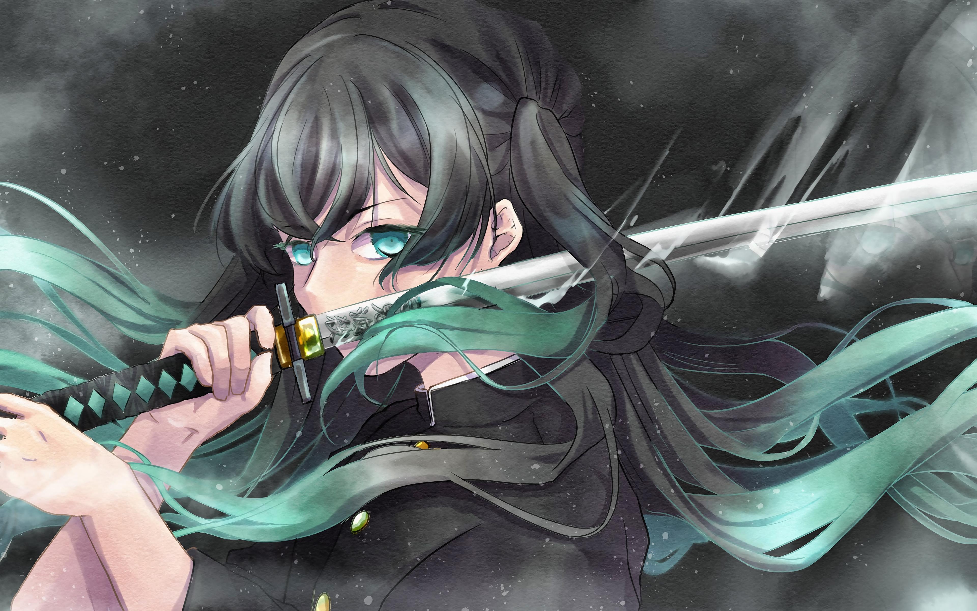 3840x2400 Download wallpaper Tokitou Muichirou, 4k, Demon Hunter, protagonist, Kimetsu no Yaiba, Muichiro Tokito, Demon Slayer, manga, demon slayers, Tokito Muichiro for desktop with resolution 3840x2400. High Quality HD picture wallpaper