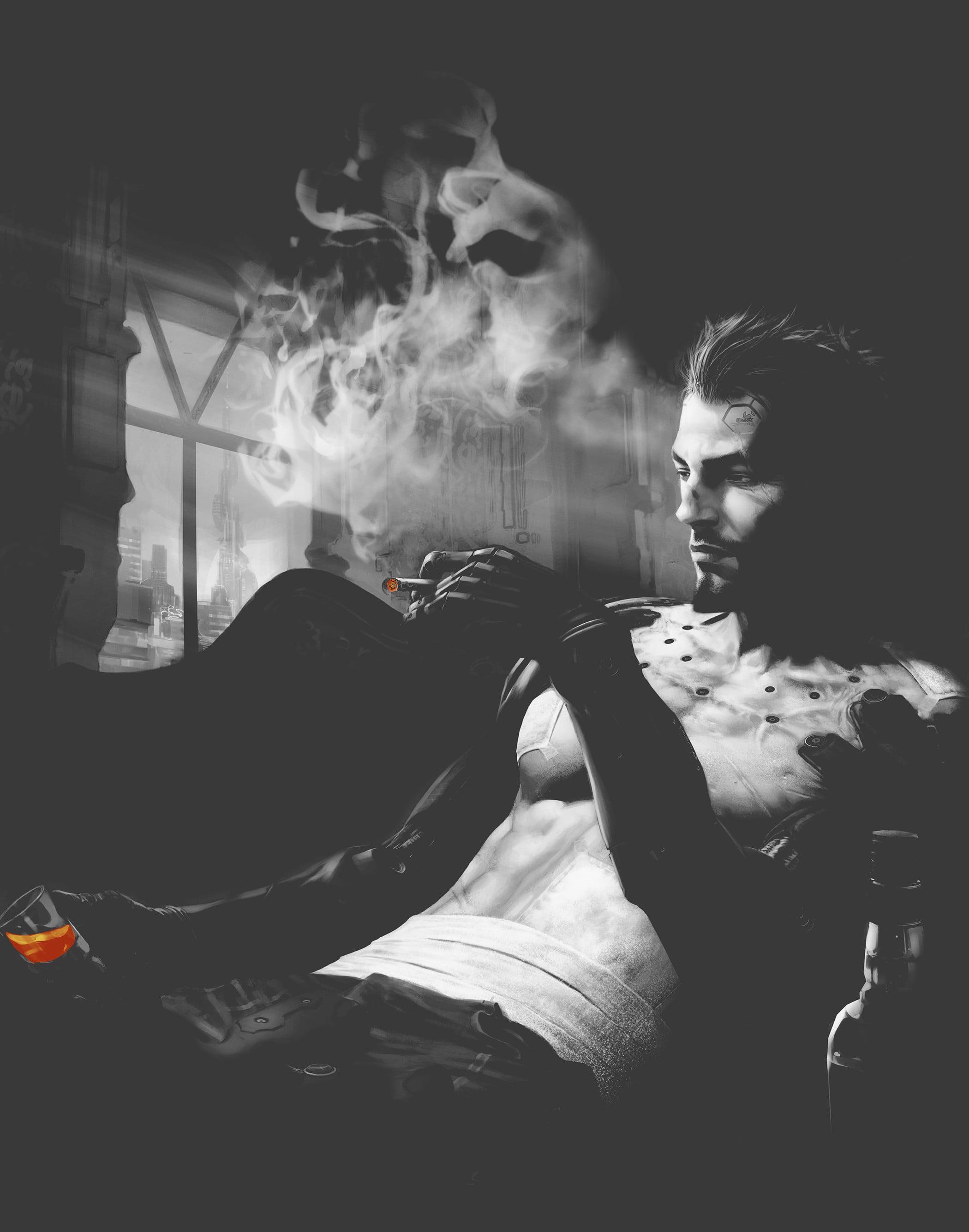 2100x2671 Smoking Wallpaper