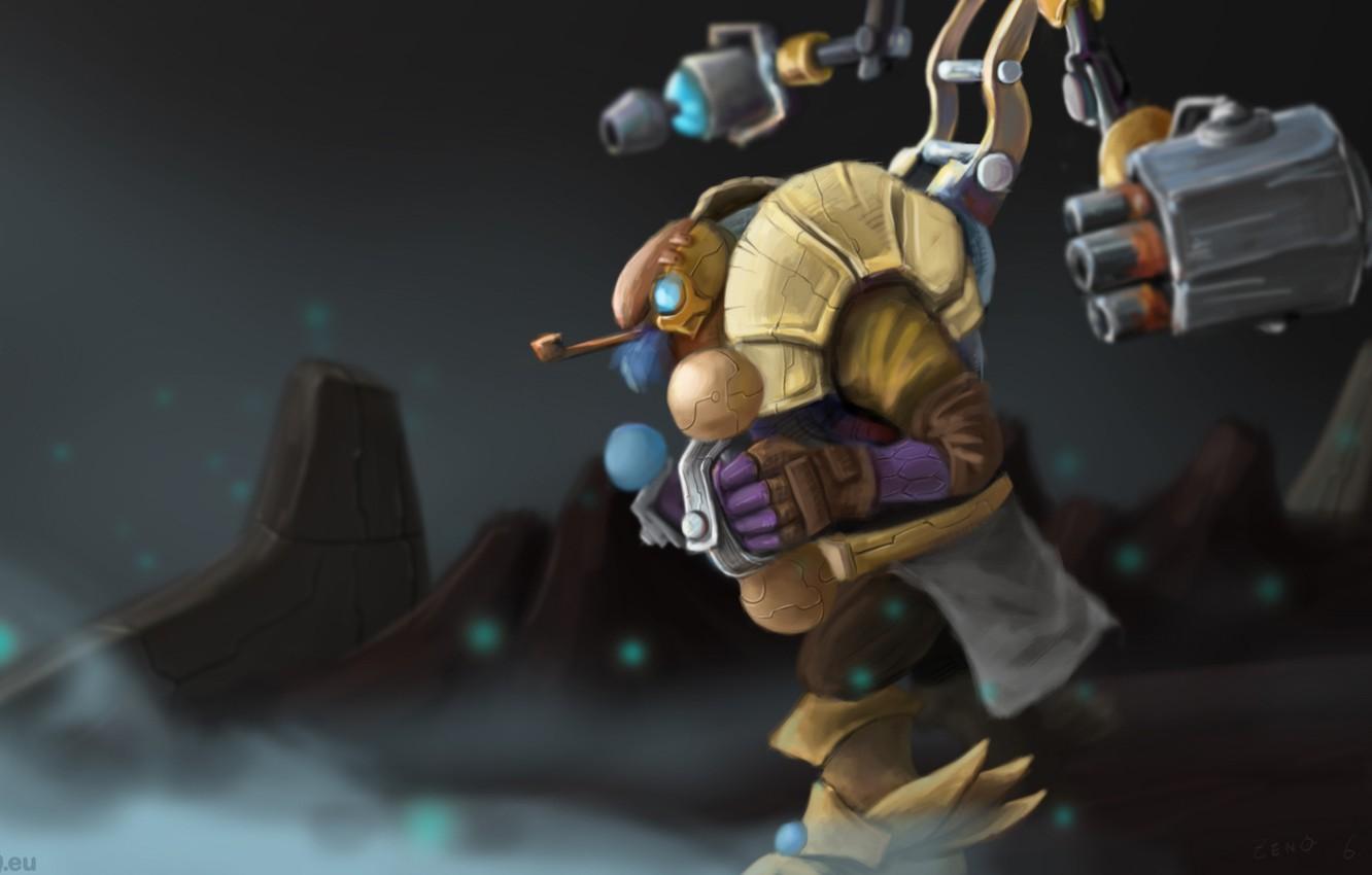 1332x850 Wallpaper Hero, Dota Suit Robot, Tinker Image For Desktop, Section игры