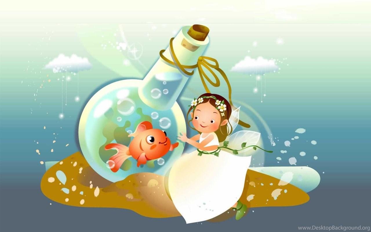 1280x800 Fairy Cartoon Picture HD Wallpaper Pretty Desktop Background
