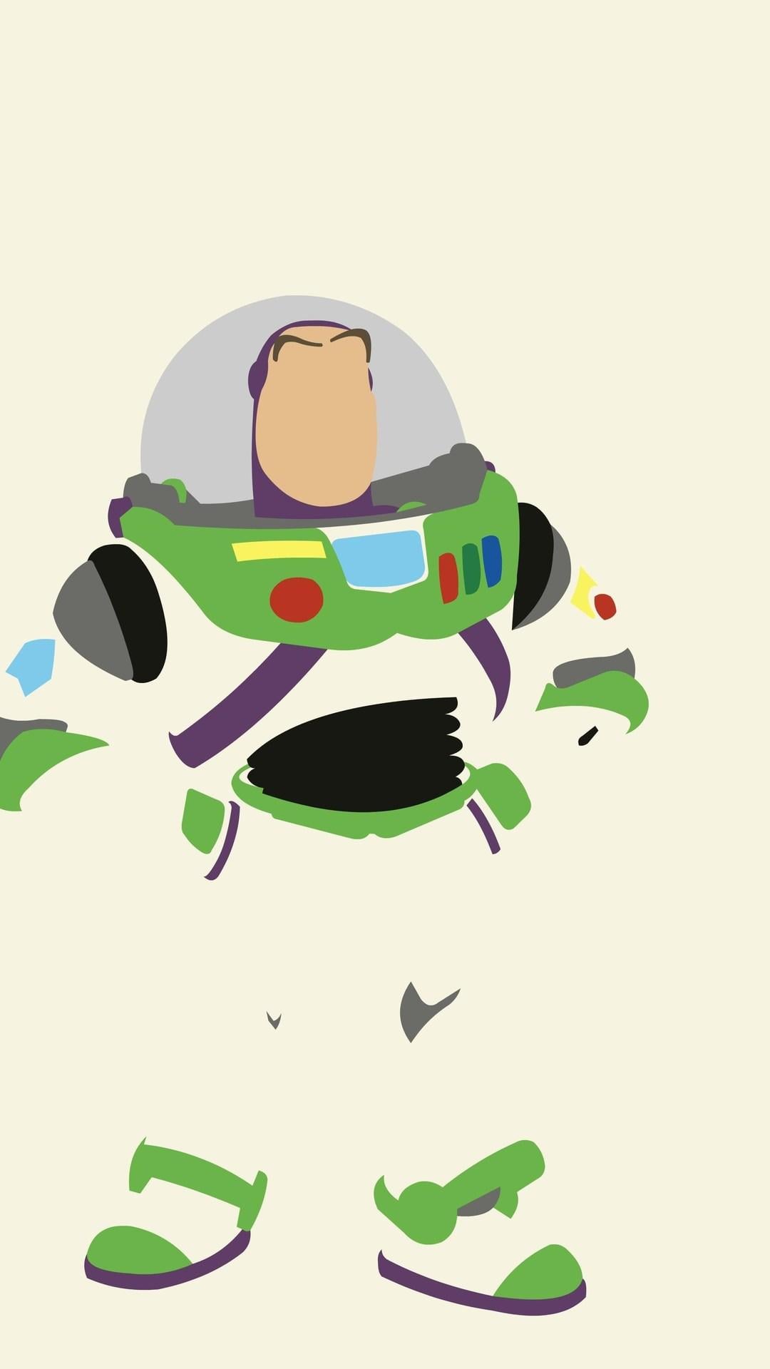 1080x1920 1080x1920 minimalism, toy story, artist for iPhone 8 wallpaper