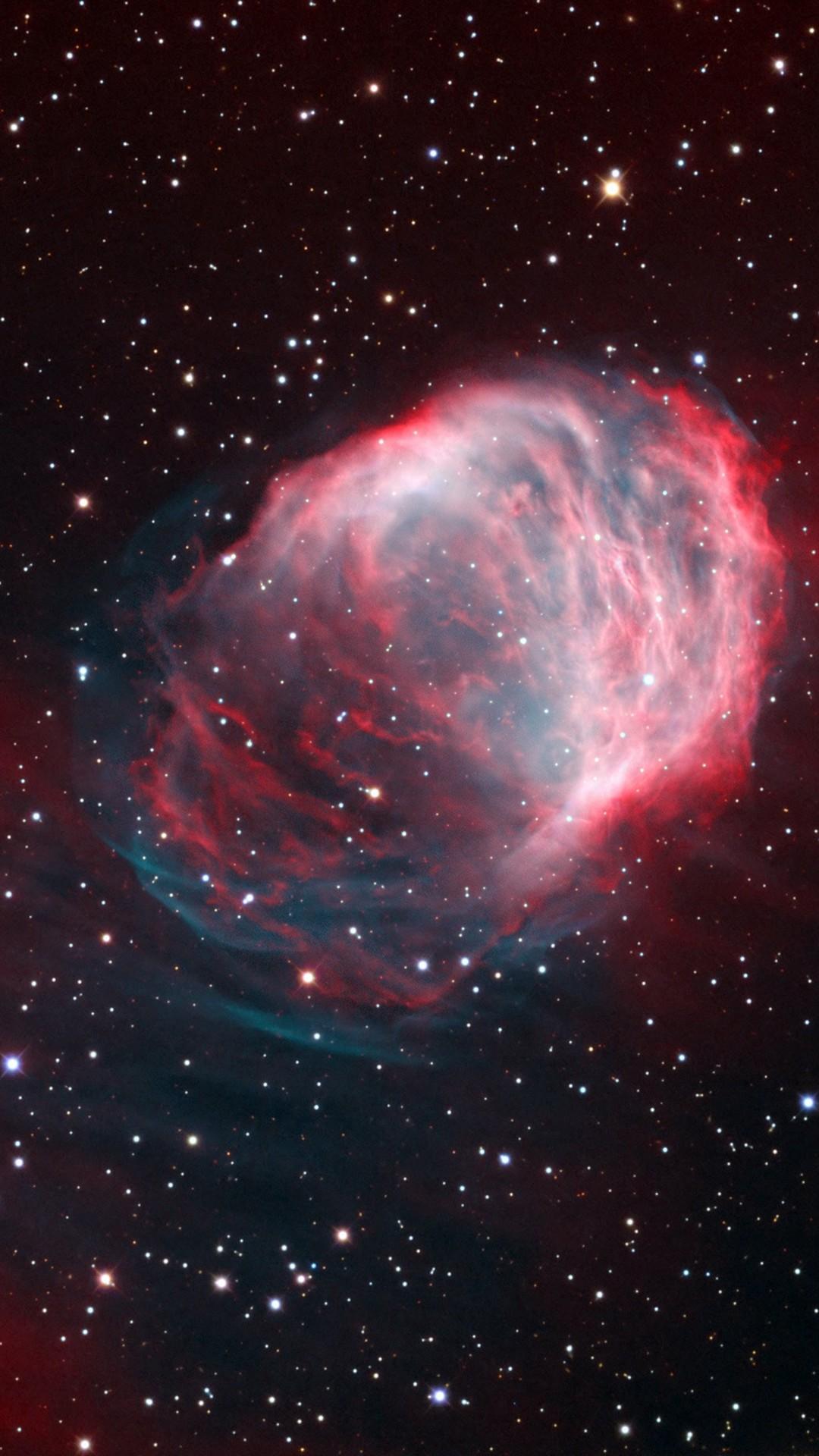 1080x1920 red star wallpaper, outer space, nebula, sky, atmosphere, astronomical object